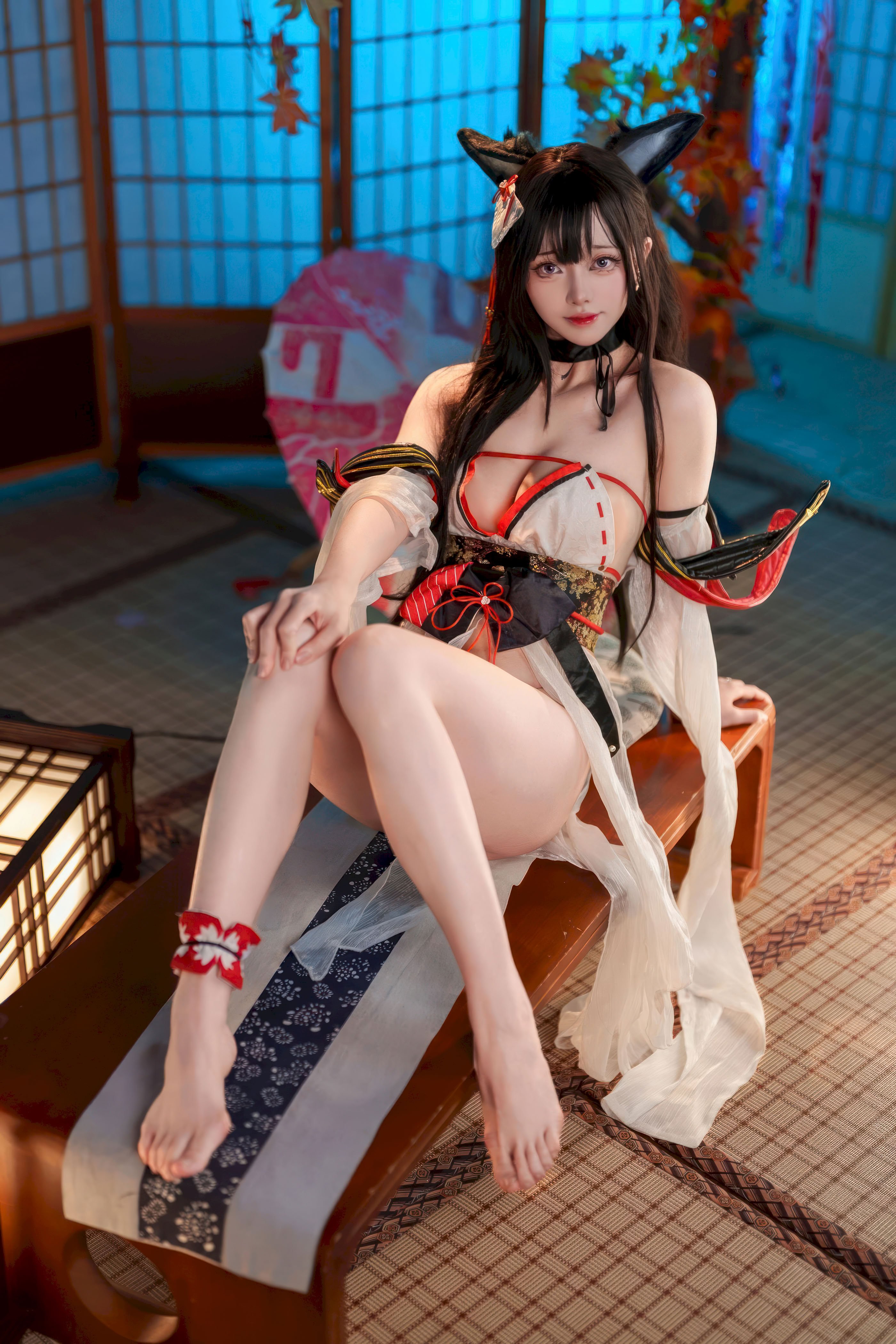 Đọc truyện hentai Tuyển tập Albums siêu phẩm Cosplay - Chap 1278 - Maeno-sama - Azur Lane Amagi Swimsuit