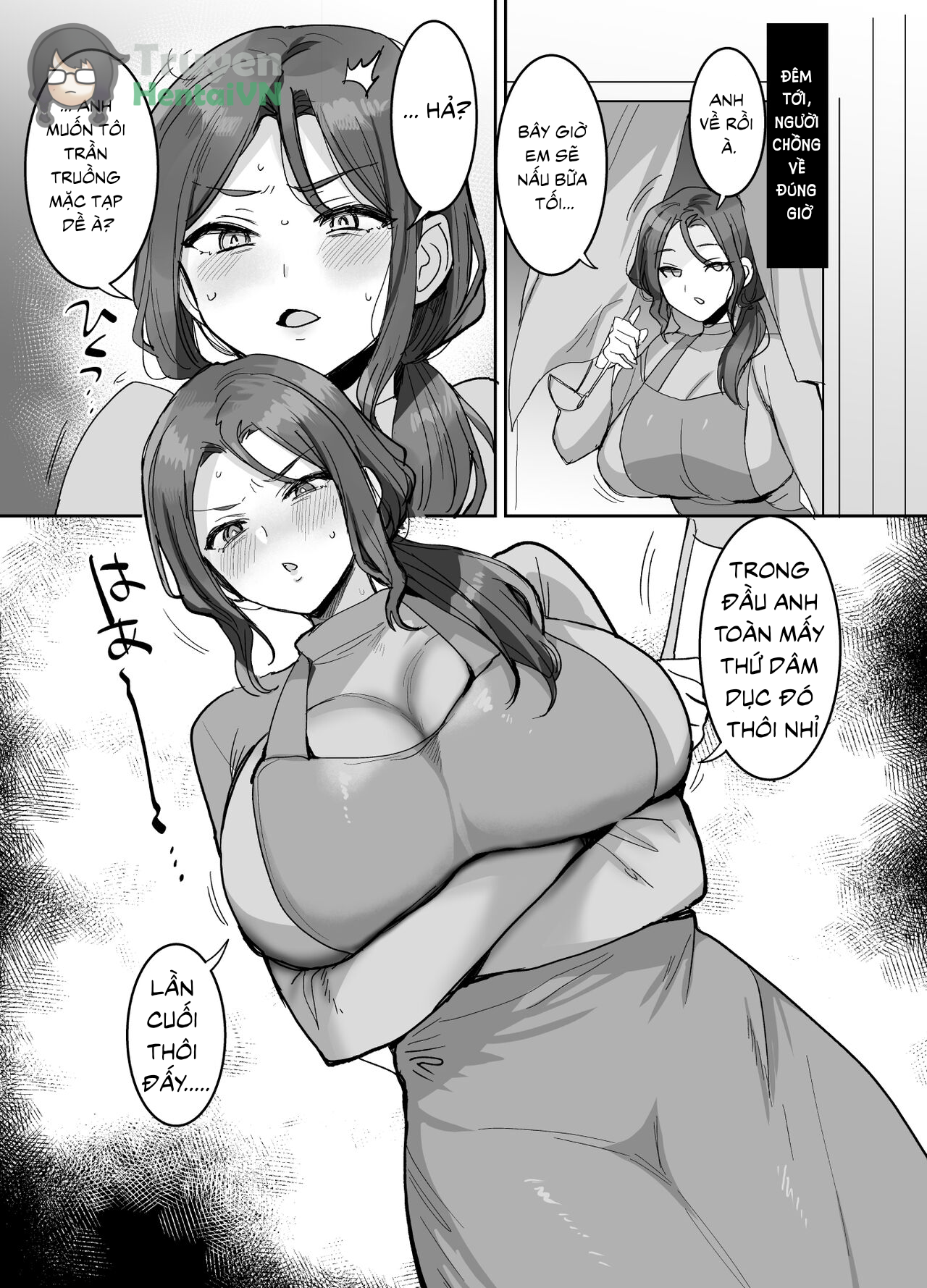 Đọc truyện hentai Okotteiru You ni Miete Nandemo Iu Koto Kiite Kureru Ore no Oku-san - Oneshot