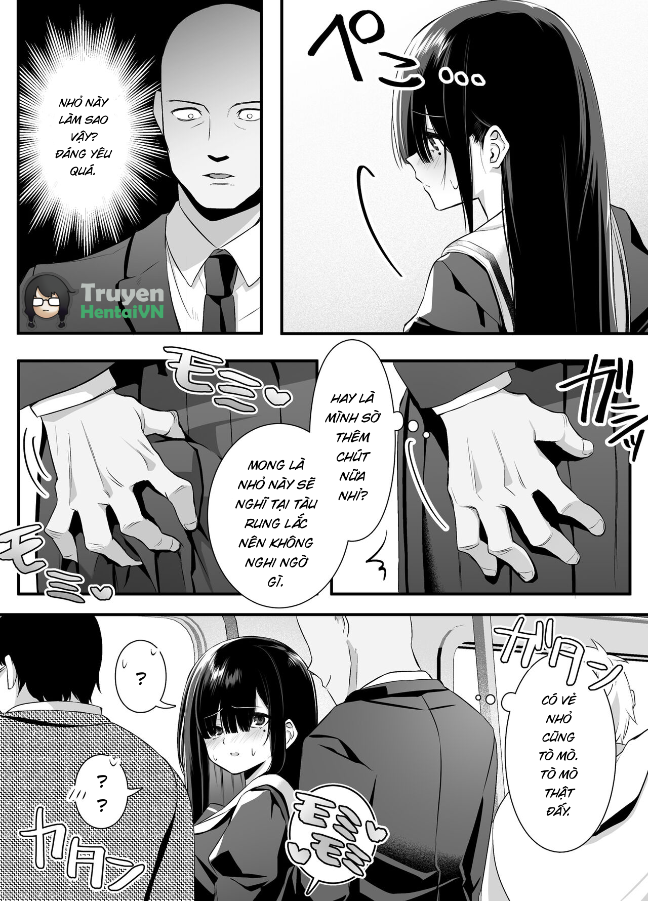 Đọc truyện hentai Fujun Isei Kouyuu shitara Soku Taigaku no Seijun Muku na Gakuensei ni Itazura ~Densha Chikan Hen~ - Oneshot