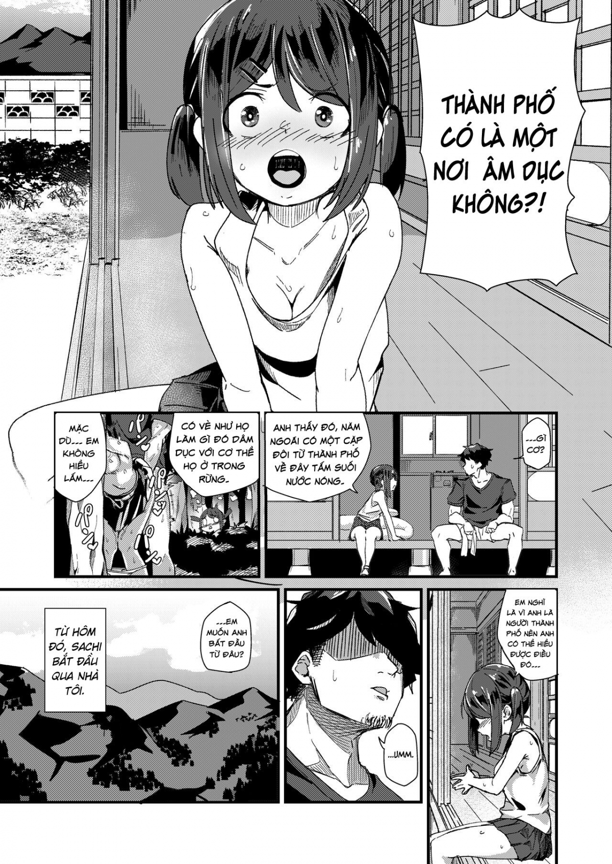 Đọc truyện hentai Sáng sớm thức dậy,  tôi sếch với em loli tiểu học. - Oneshot