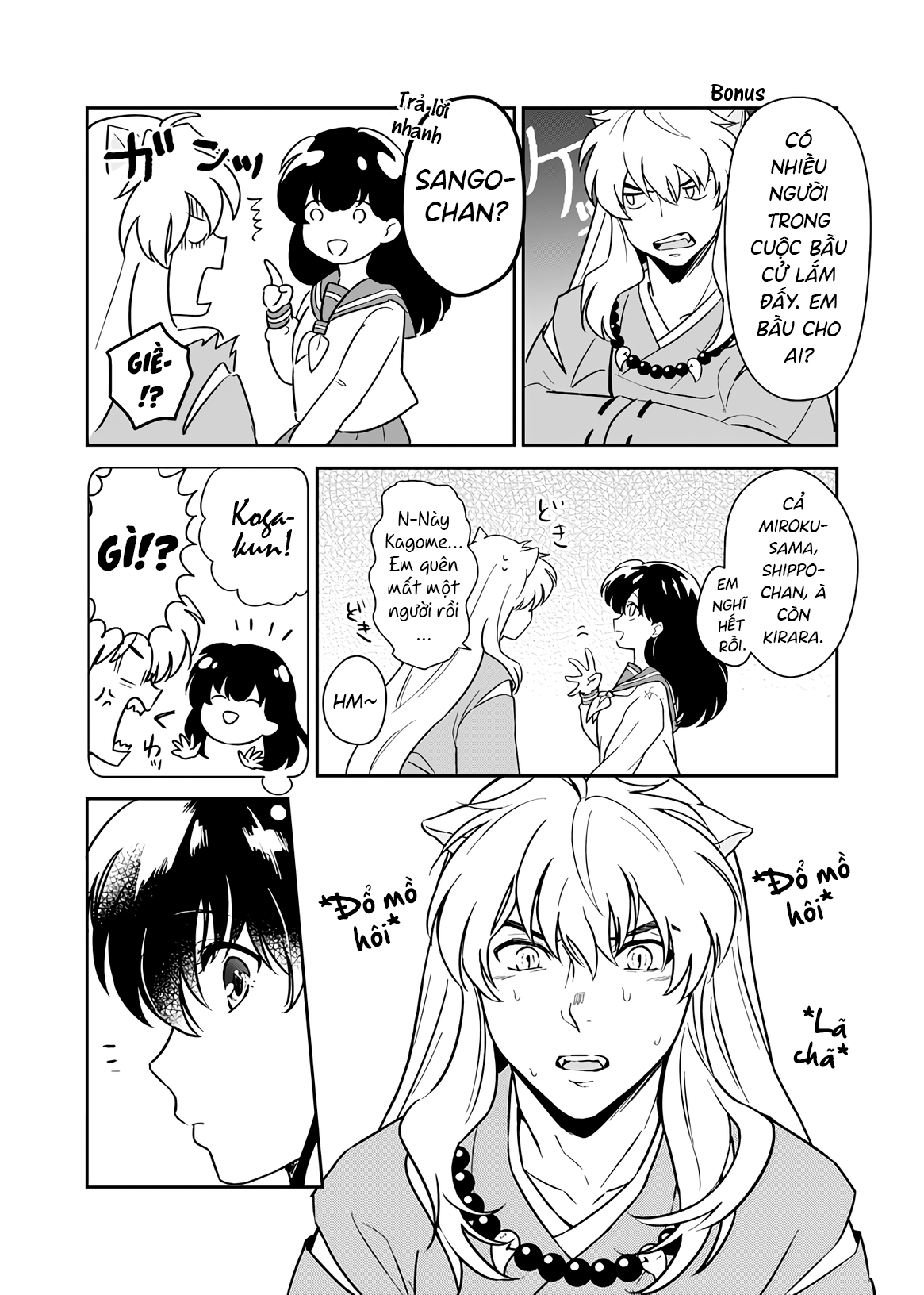 Đọc truyện hentai Tuyển tập Inuyasha - Chap 4: Cast an honest vote, please