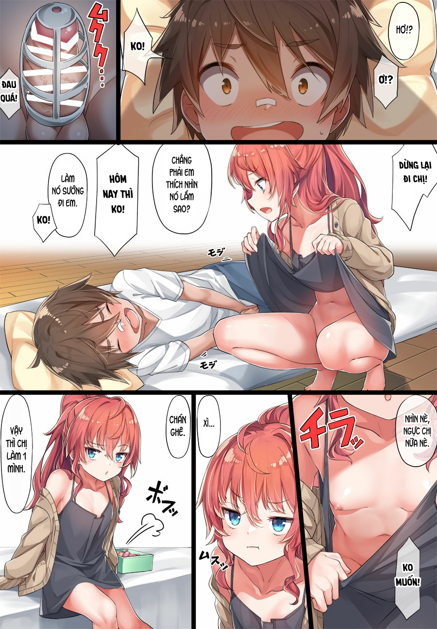Đọc truyện hentai OneShota Kazuki-senpai - Chap 3: Khóa cái cu hư.