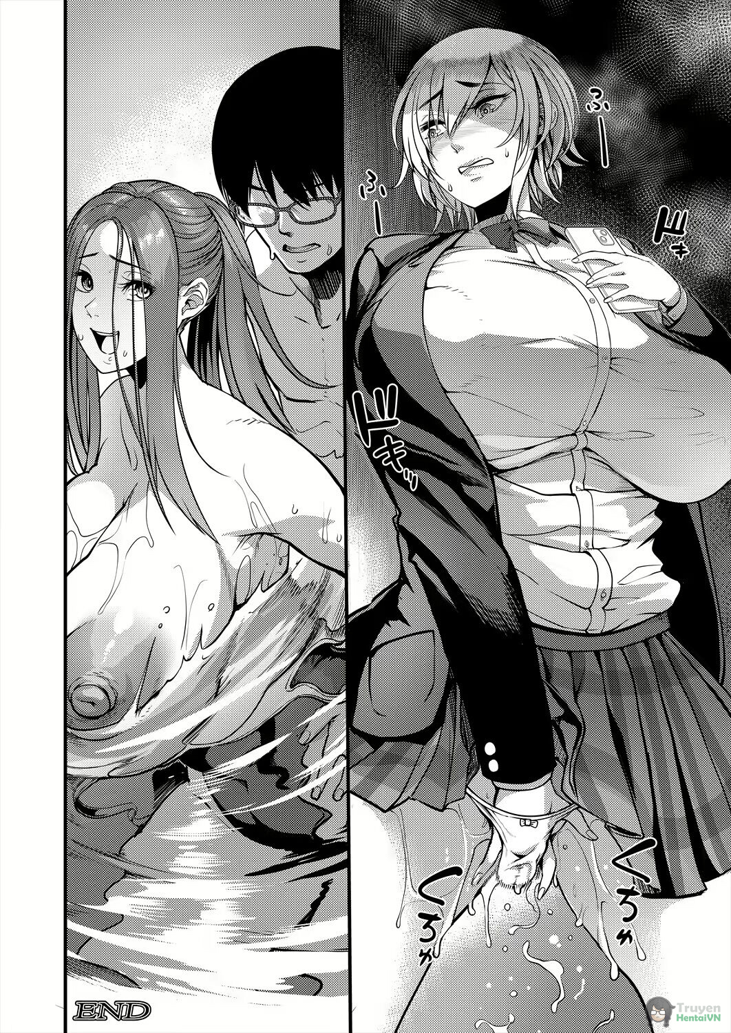 Đọc truyện hentai Houkago Dosukebe Nightpool - Oneshot