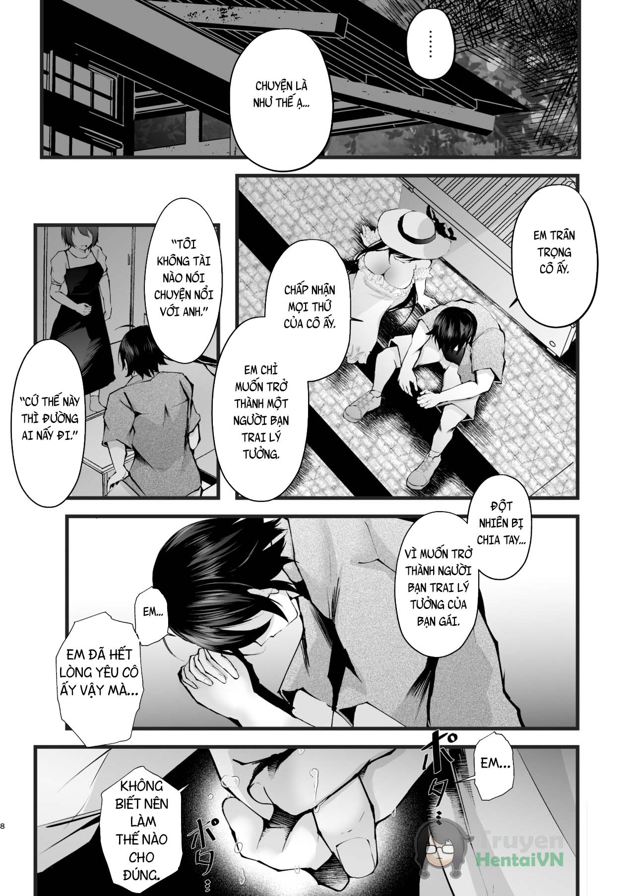 Đọc truyện hentai Boku o Shinu made Amayakashite Kureru Zenkoutei Onee-san - Oneshot