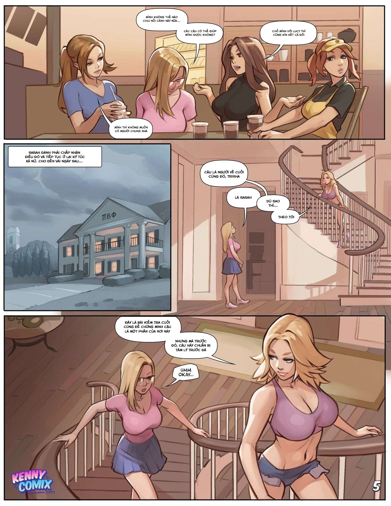 Đọc truyện hentai Naughty Sorority: The New Pledge - Chap 1