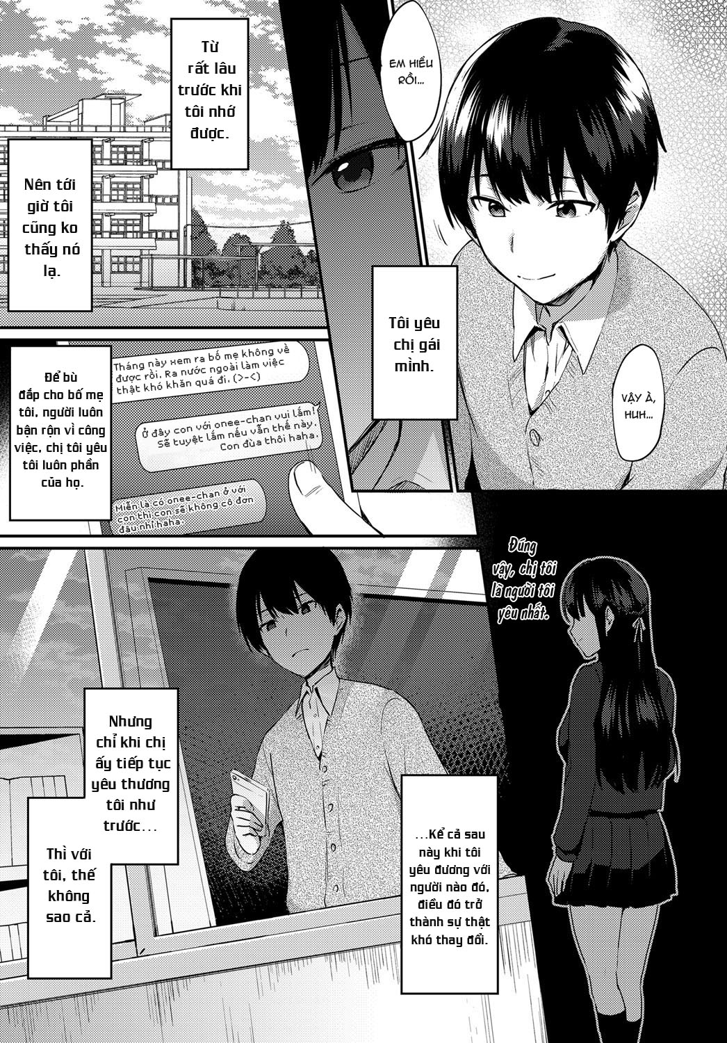 Đọc truyện hentai Vì có vẻ chị tôi đã yêu rồi - Chap 1