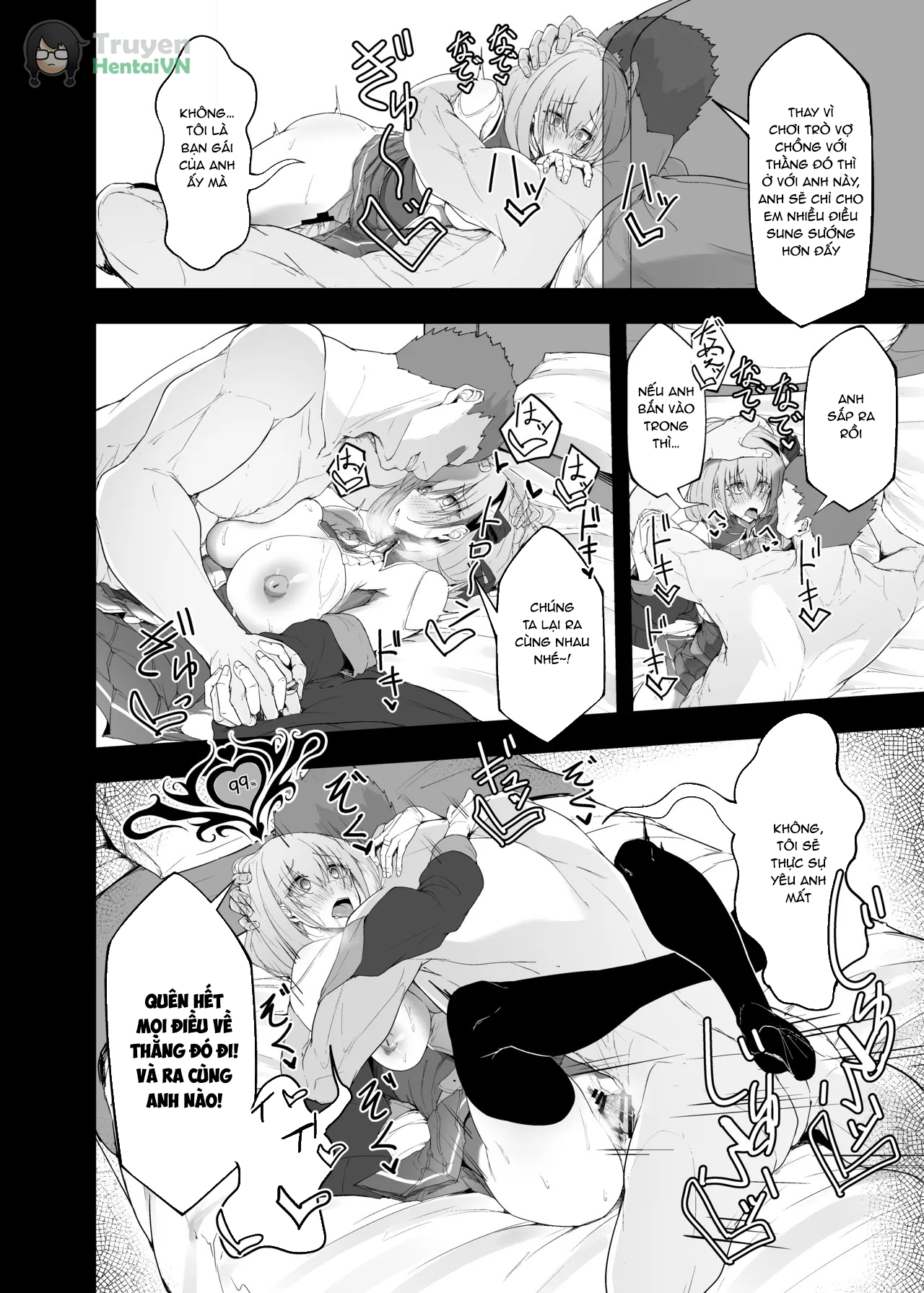 Đọc truyện hentai Yuusha no Kanojo wa NTR reru - Oneshot