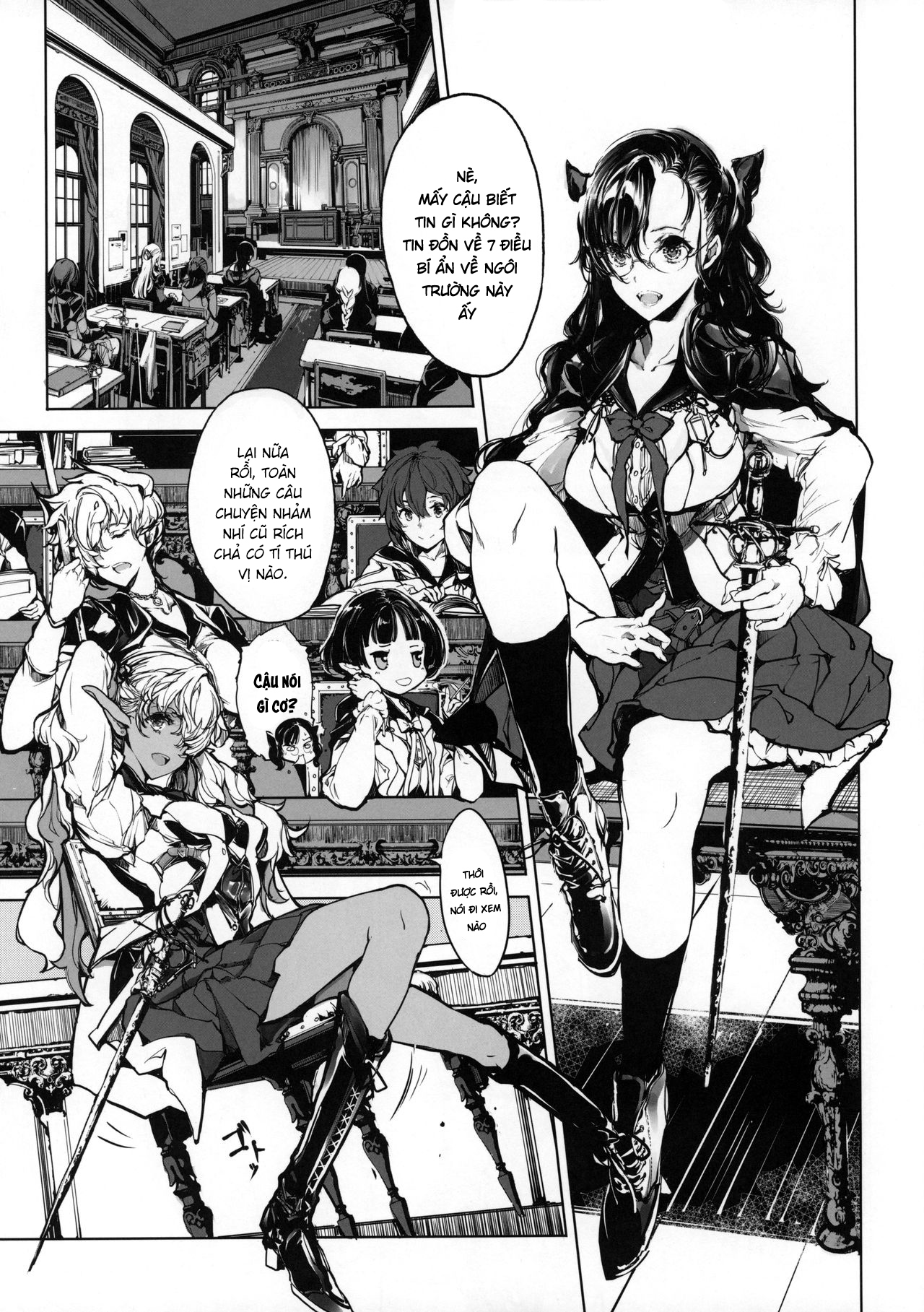 Đọc truyện hentai Bí mật của trinh nữ kị sĩ - Chap 1: Công chúa kị sĩ trinh nữ bí ẩn