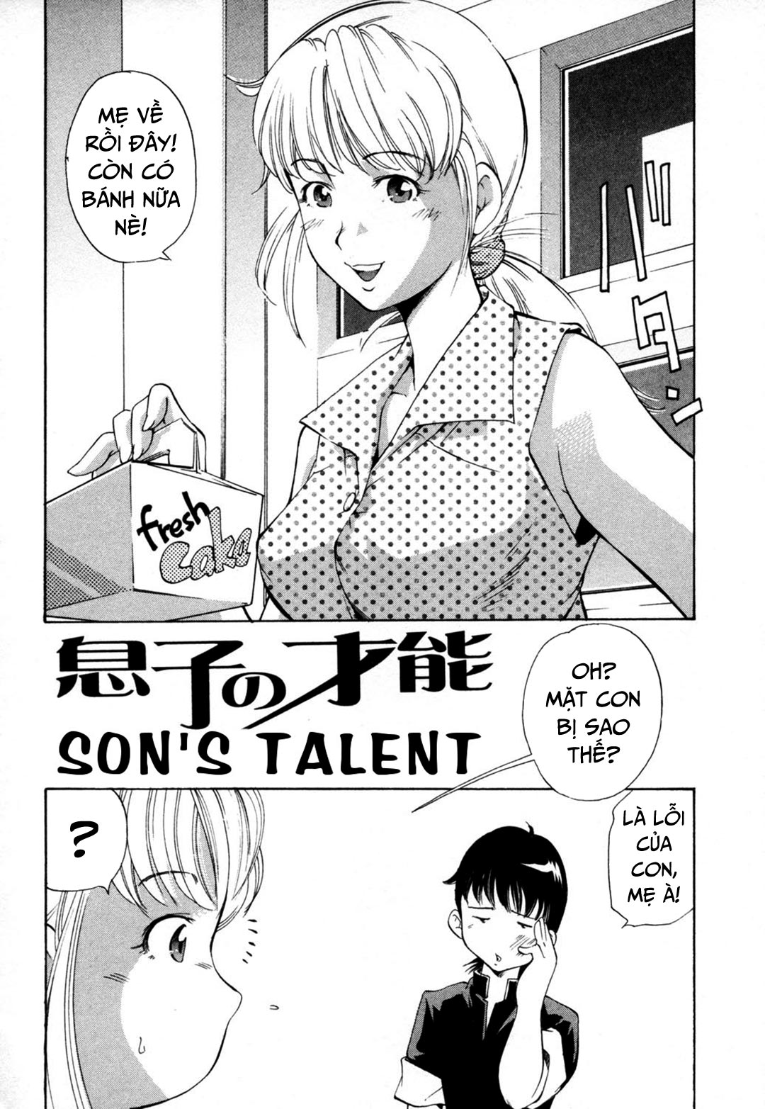 Đọc truyện hentai Midara na Haha Shishunki na Boku - Chap 2 - Tài năng của con trai