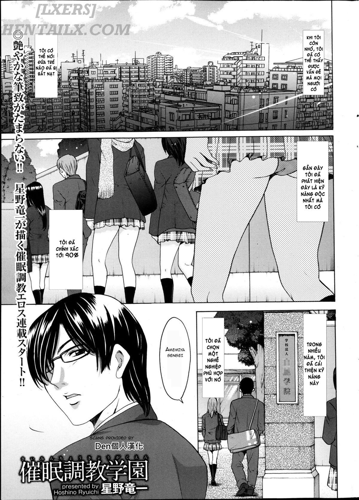 Đọc truyện hentai Saimin Choukyou Gakuen - Chap 1