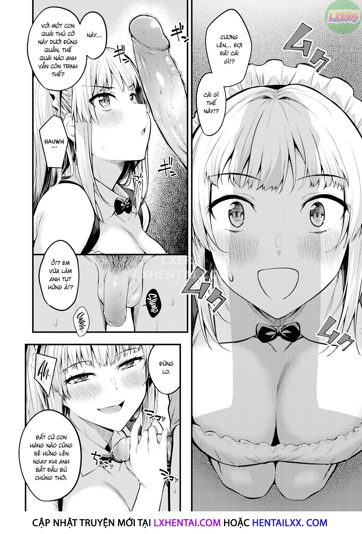 Đọc truyện hentai Dịch vụ hầu gái mại dâm - Oneshot