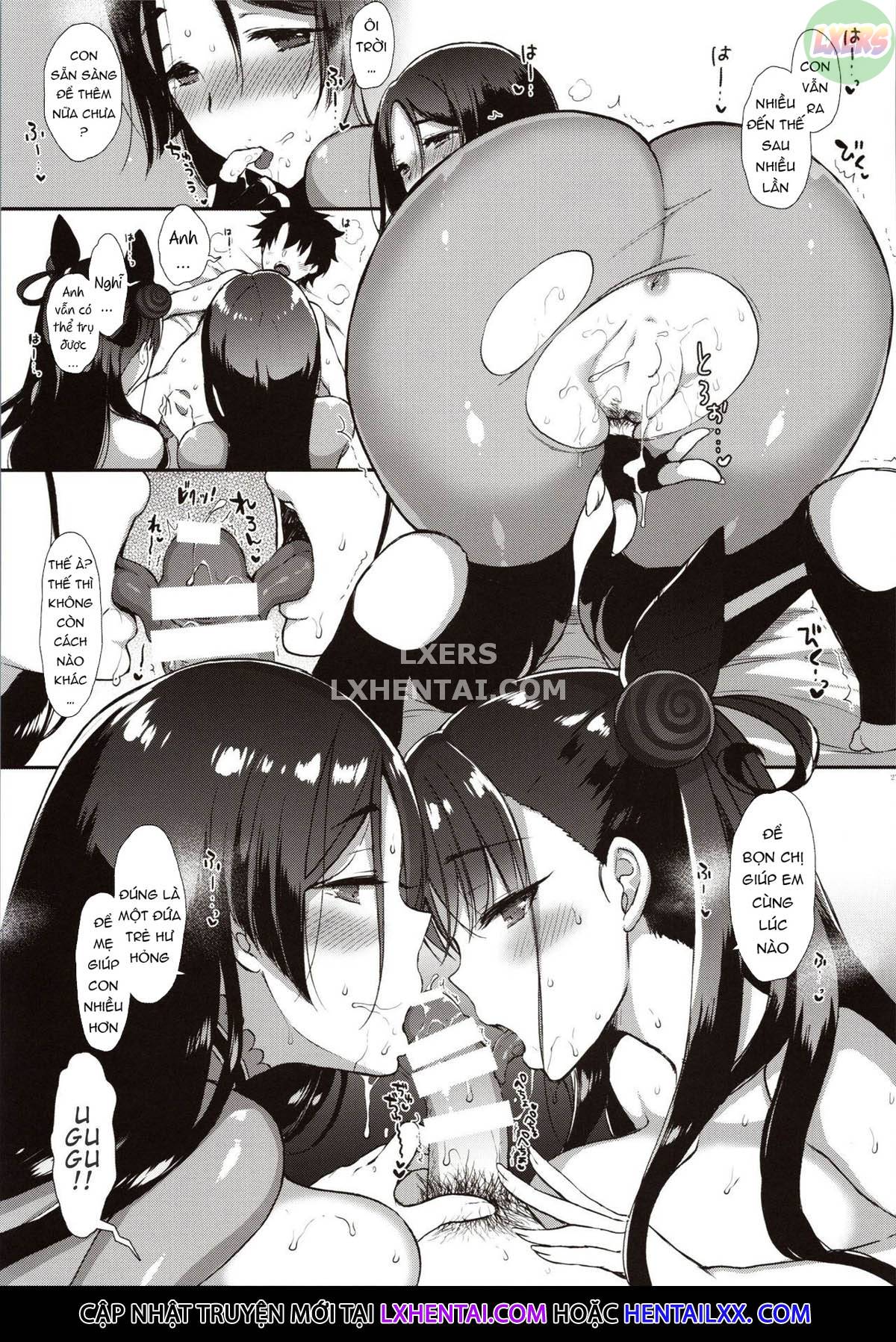 Đọc truyện hentai Chaldea Master datte Raikou to Shikibu ni Amaetai!! - Oneshot
