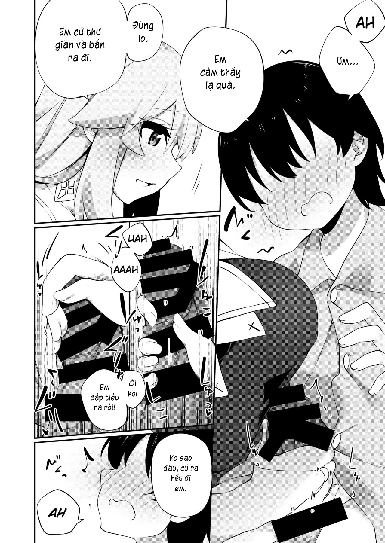 Đọc truyện hentai TS Sister, Kodomo no Tame ni Ganbarimasu ♀!! - Chap 2: Happy end.