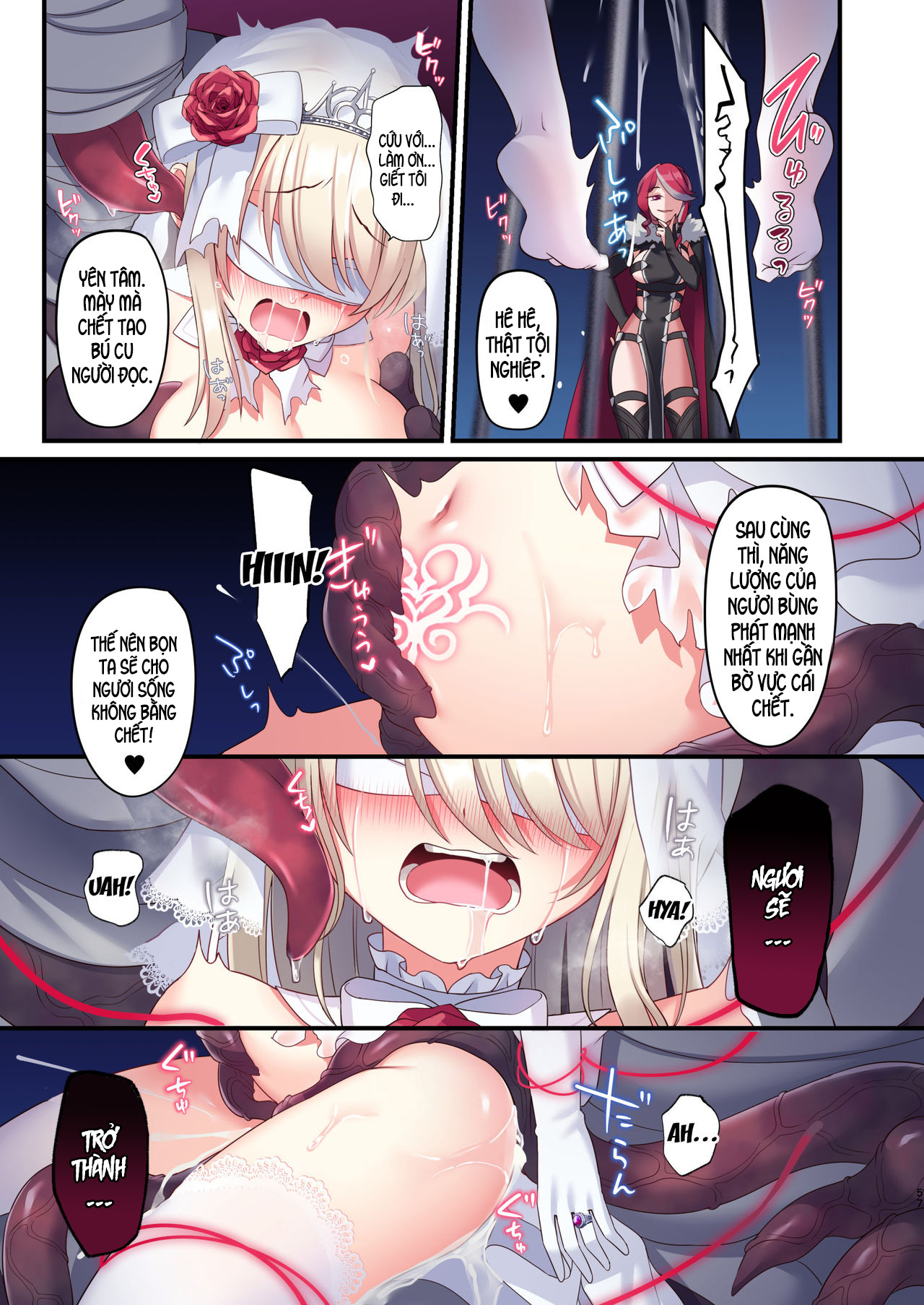 Đọc truyện hentai Noroi no Yubiwa de Game Over + Omake CG - Chap 2: sếch tàn bạo