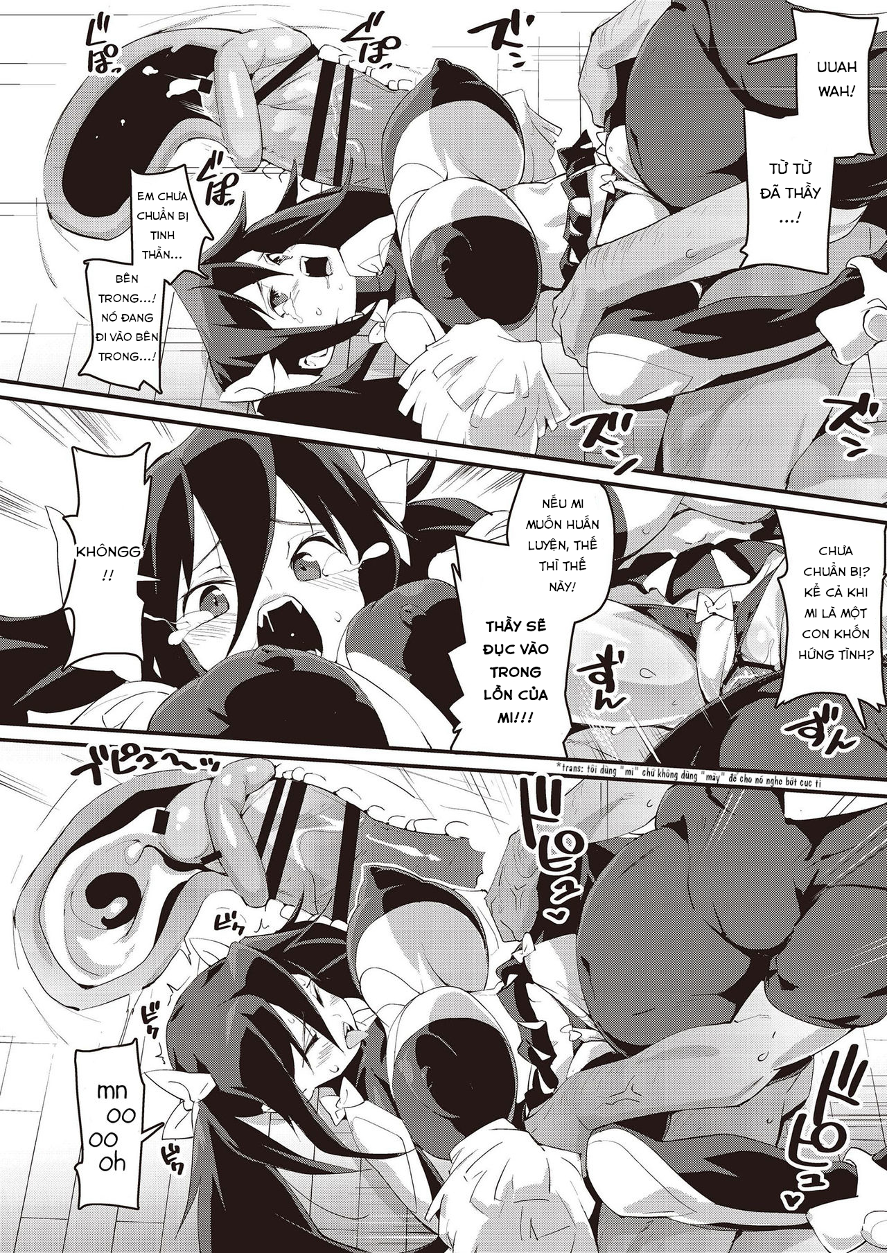 Đọc truyện hentai Tuyển tập: Dạy những con phò non biết thế nào là lễ độ - Truyện 03 - Artist Chirumakuro