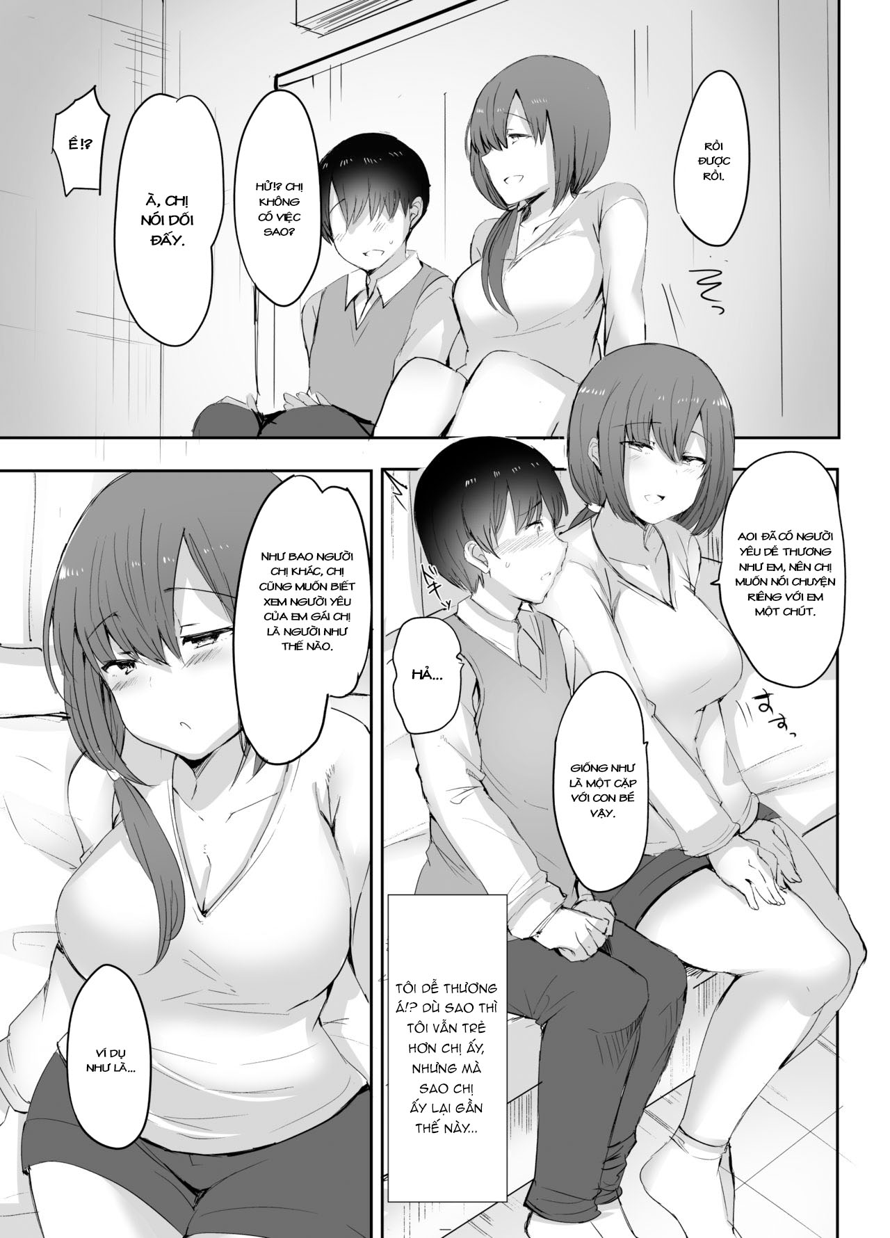 Đọc truyện hentai Lần đầu của tôi với chị của người yêu - Oneshot