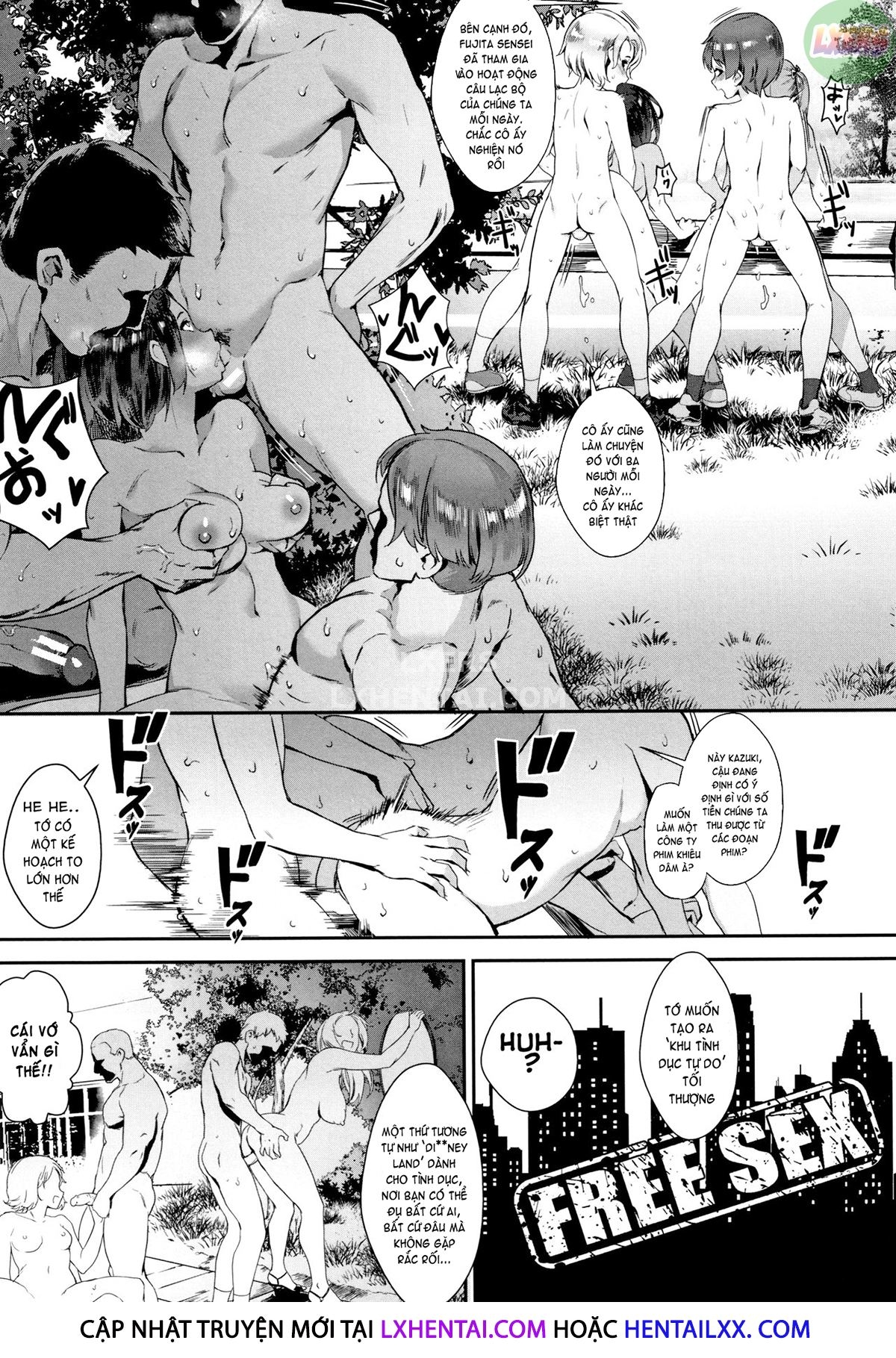 Đọc truyện hentai Gakuen Rankou - Chap 4