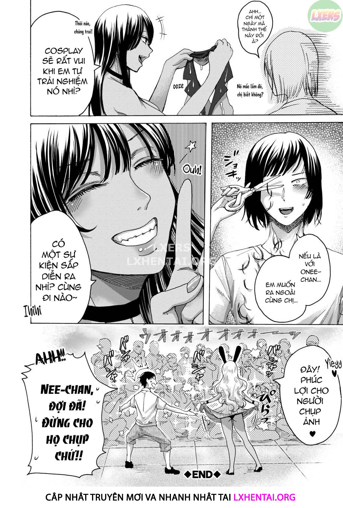 Đọc truyện hentai Cái lỗ thân mật của chị gái và anh trai - Chap 3