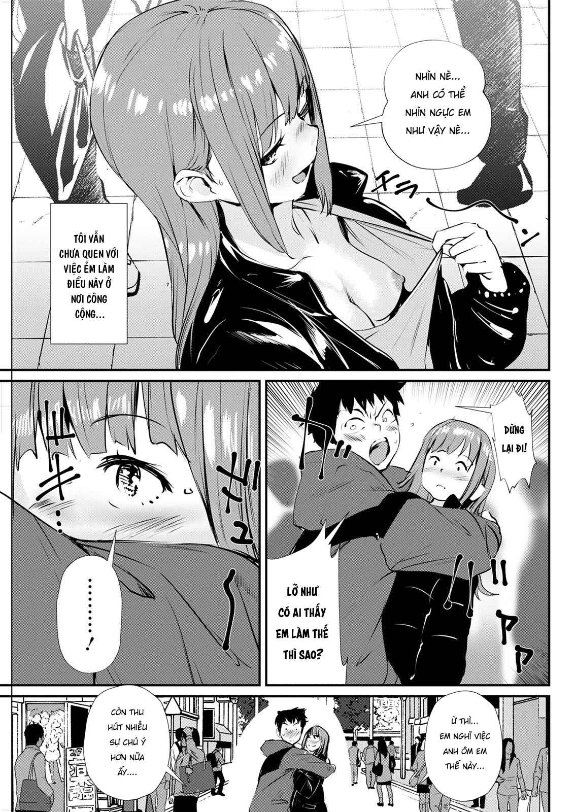 Đọc truyện hentai Cô nàng không áo lót - Oneshot