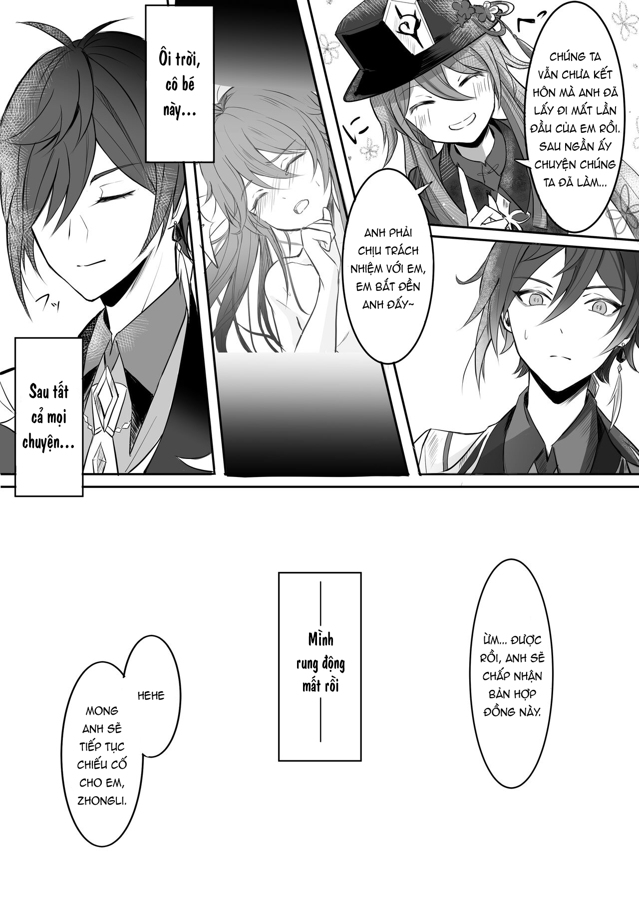 Đọc truyện hentai Cầu Vồng Sau Cơn Mưa Giấc Mơ Về Hạnh Phúc - Zhongli Và Hutao Trước Đám Cưới! - Tiểu Đường