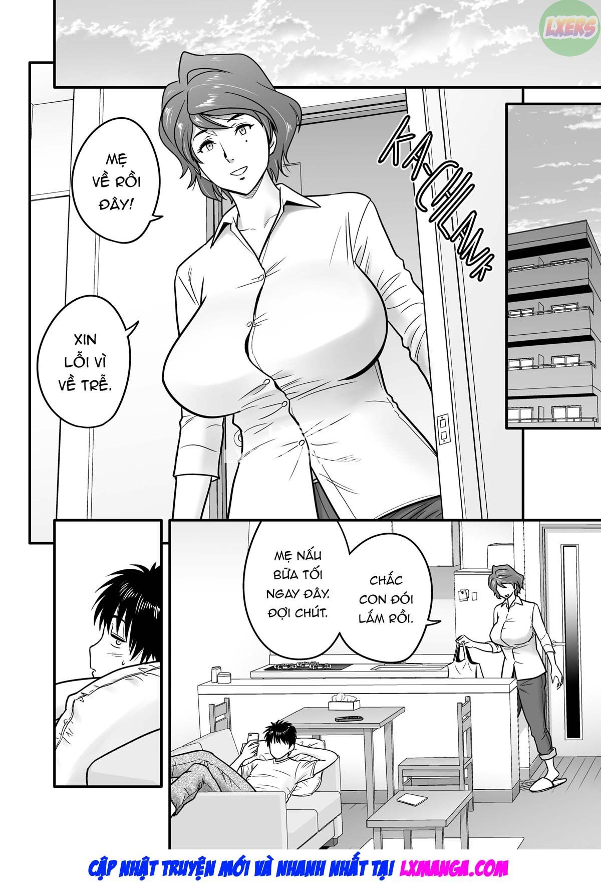 Đọc truyện hentai Vì mẹ tôi trở thành người yêu của bạn tôi - Chap 1