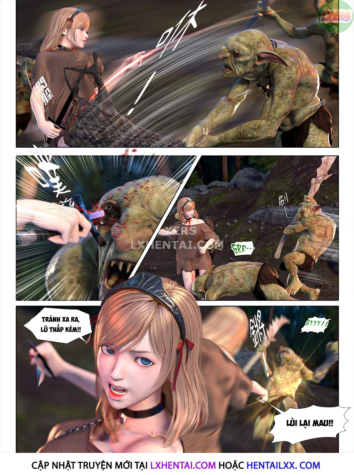 Đọc truyện hentai The Rose Fall Into Darkness - Chap 3