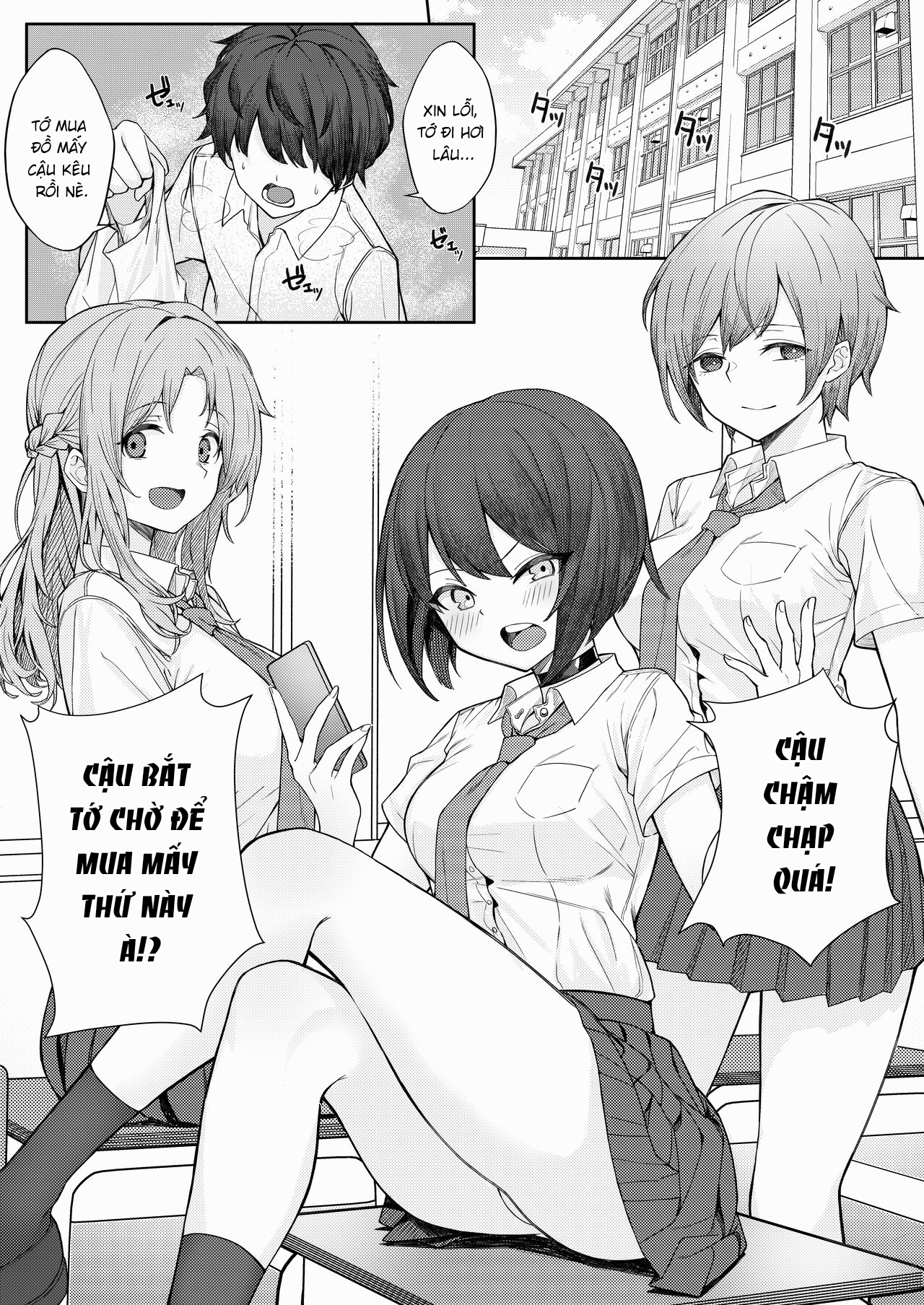 Đọc truyện hentai Tôi bị bạn thời thơ ấu bắt nạt. Tôi đụ bạn cô ấy! - Chap 1.1