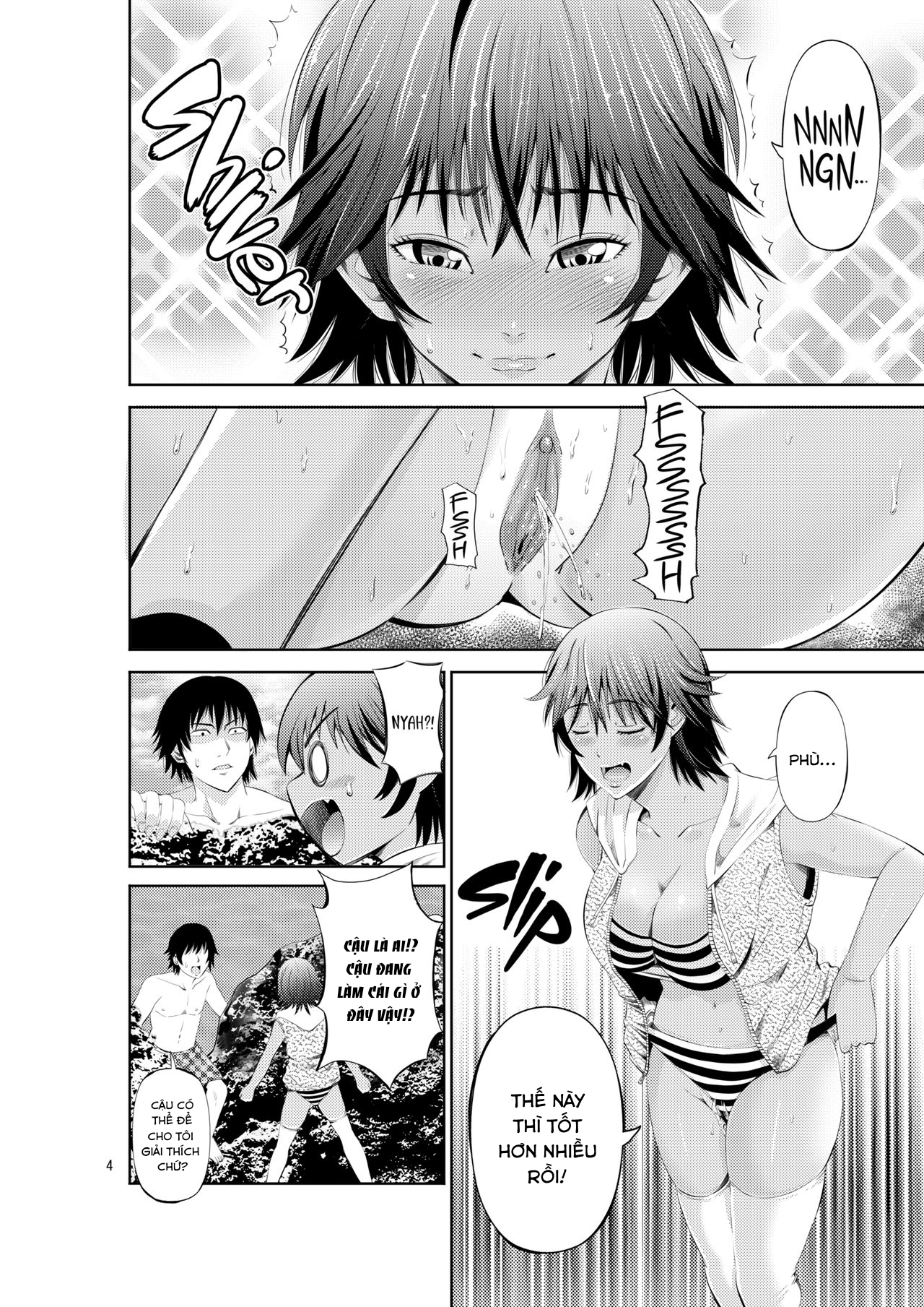 Đọc truyện hentai Tokonatsu Resort Nangoku Musume to NTR Sex - Oneshot