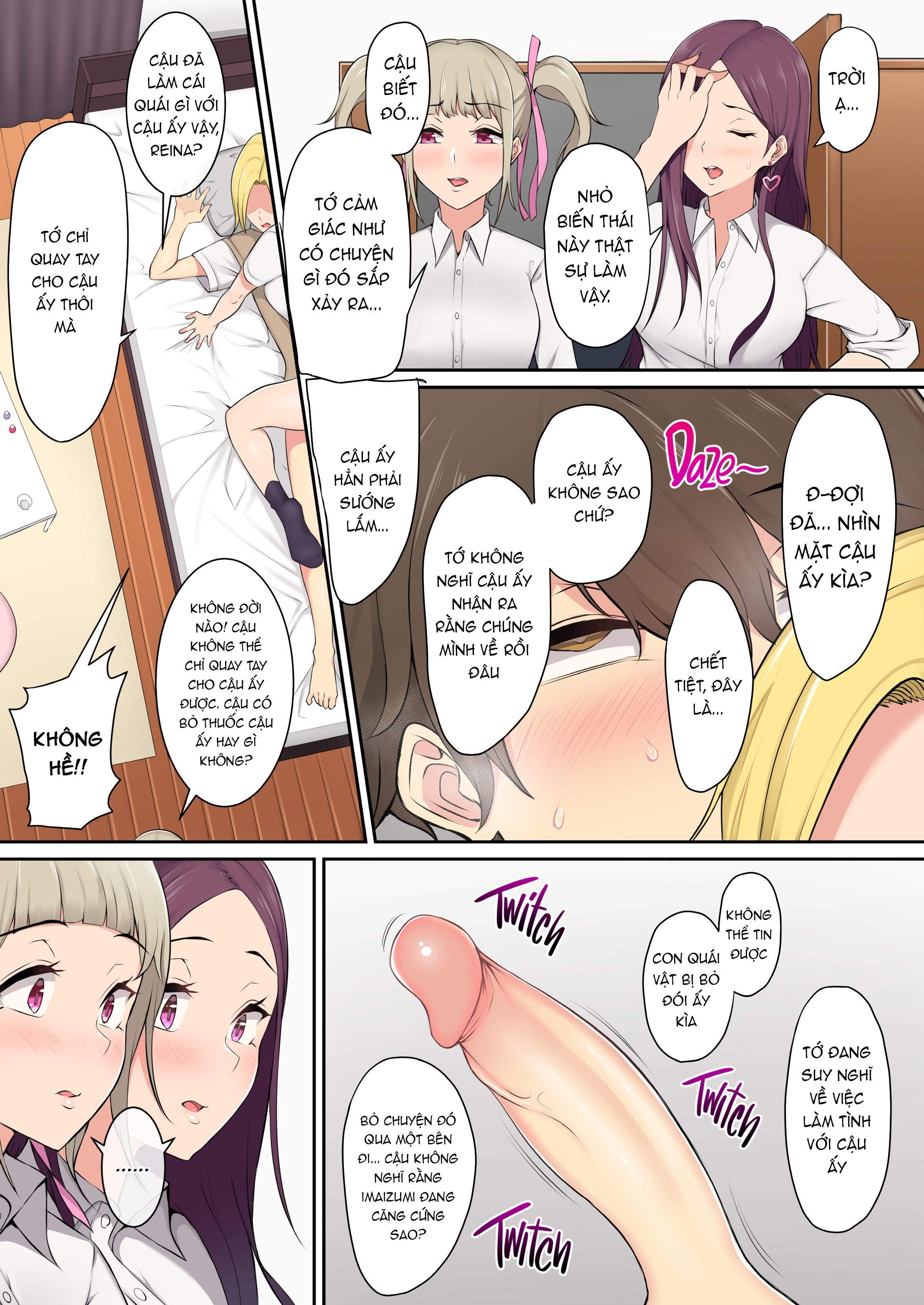 Đọc truyện hentai Imaizumi đưa cả bầy Gyaru về nhà mình - Chap 1