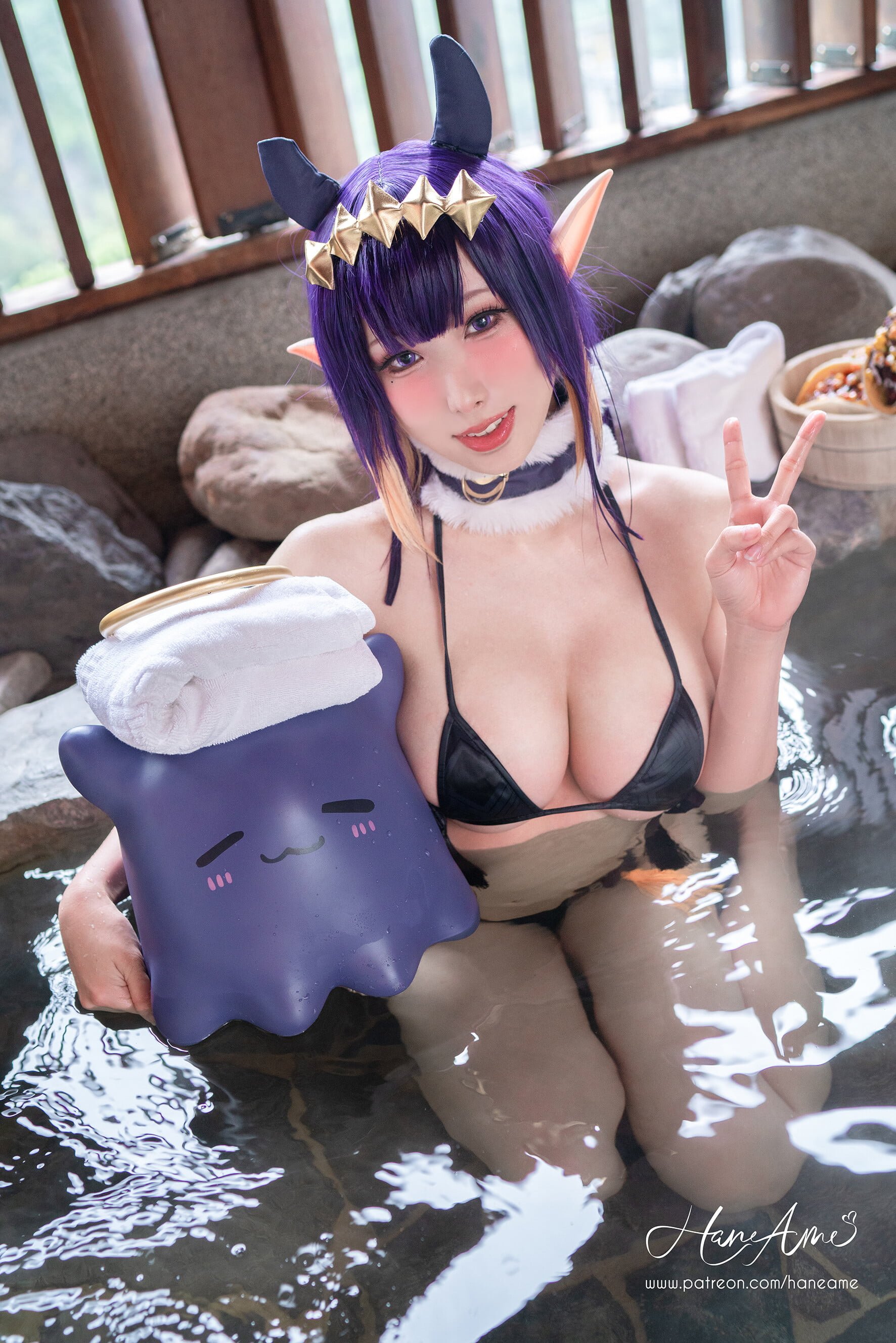 Đọc truyện hentai Tuyển tập Albums siêu phẩm Cosplay - Chap 661 - Haame - Ninomae No is Hot Springs