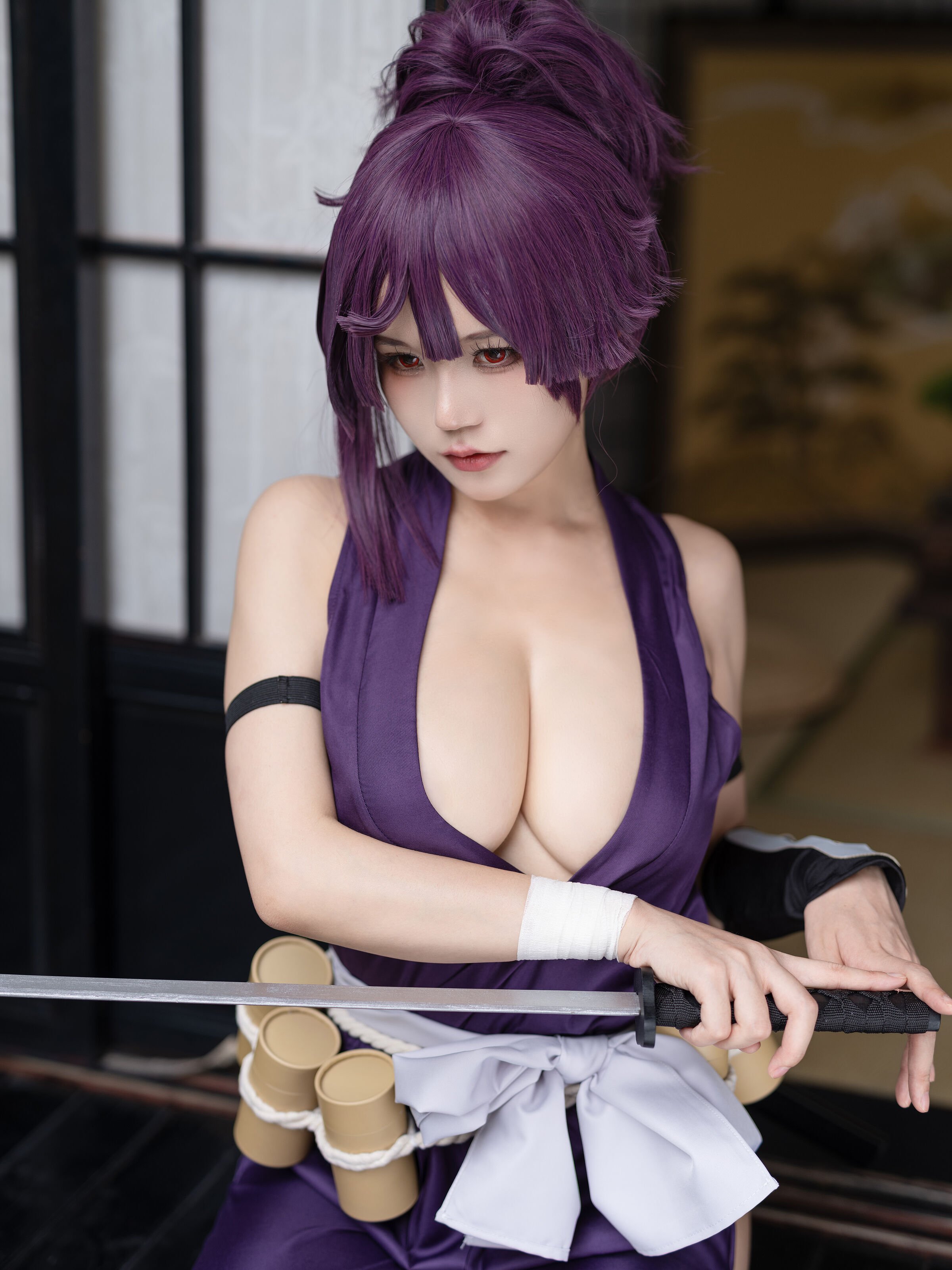 Đọc truyện hentai Tuyển tập Albums siêu phẩm Cosplay - Chap 233 - Ogura Chiyo w - Yuzuriha hell raku gang