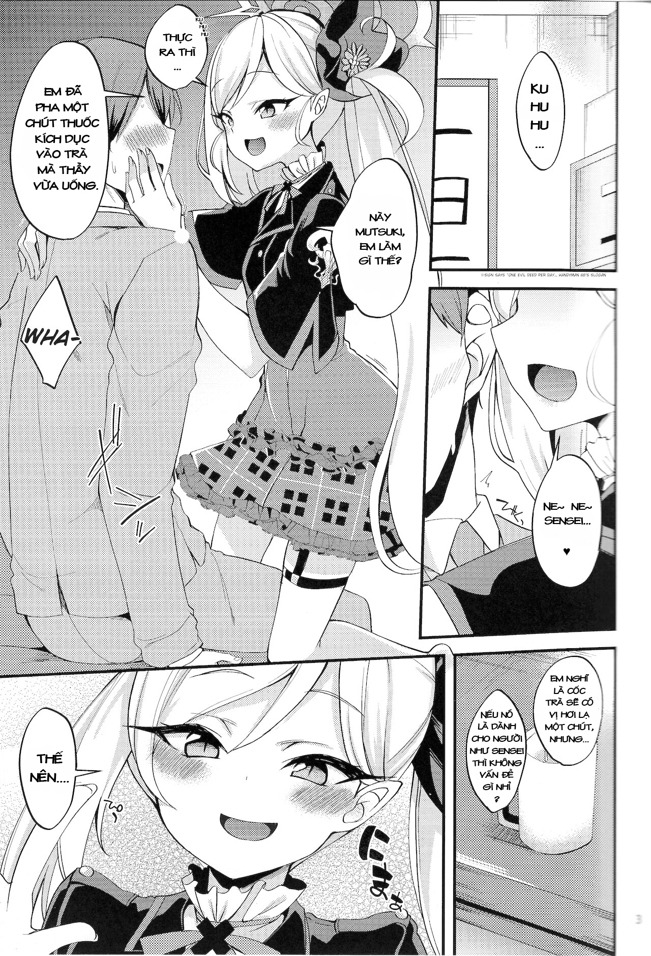 Đọc truyện hentai Một ngày hư hỏng của Mutsuki - Oneshot