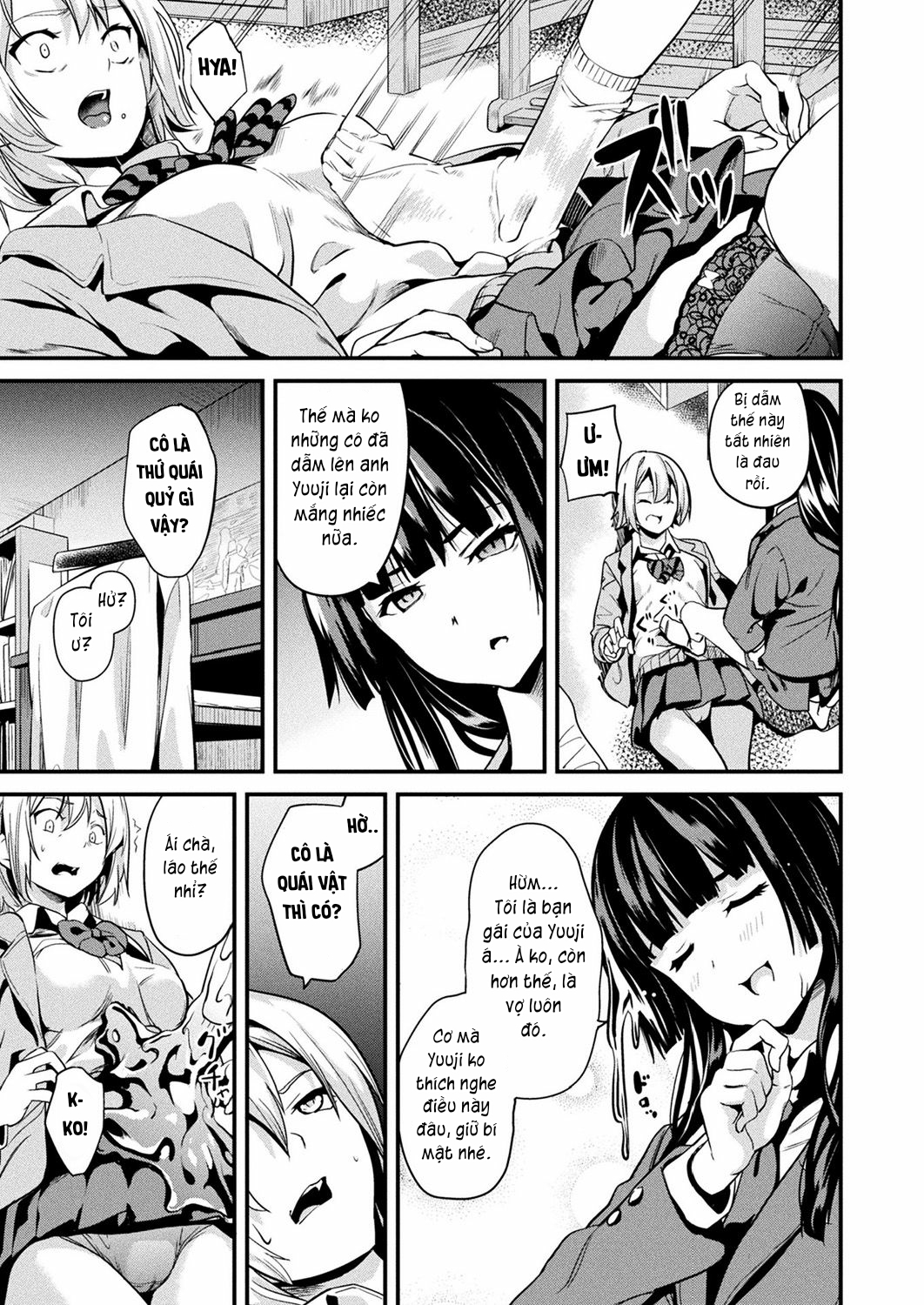Đọc truyện hentai Sống cùng bé Slime. - Chap 4: Dạy dỗ.