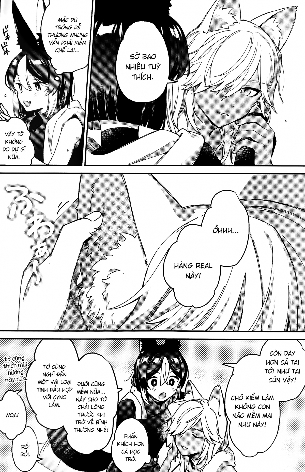 Đọc truyện hentai Anh bạn sói của tôi đang hành động bất thường - Oneshot