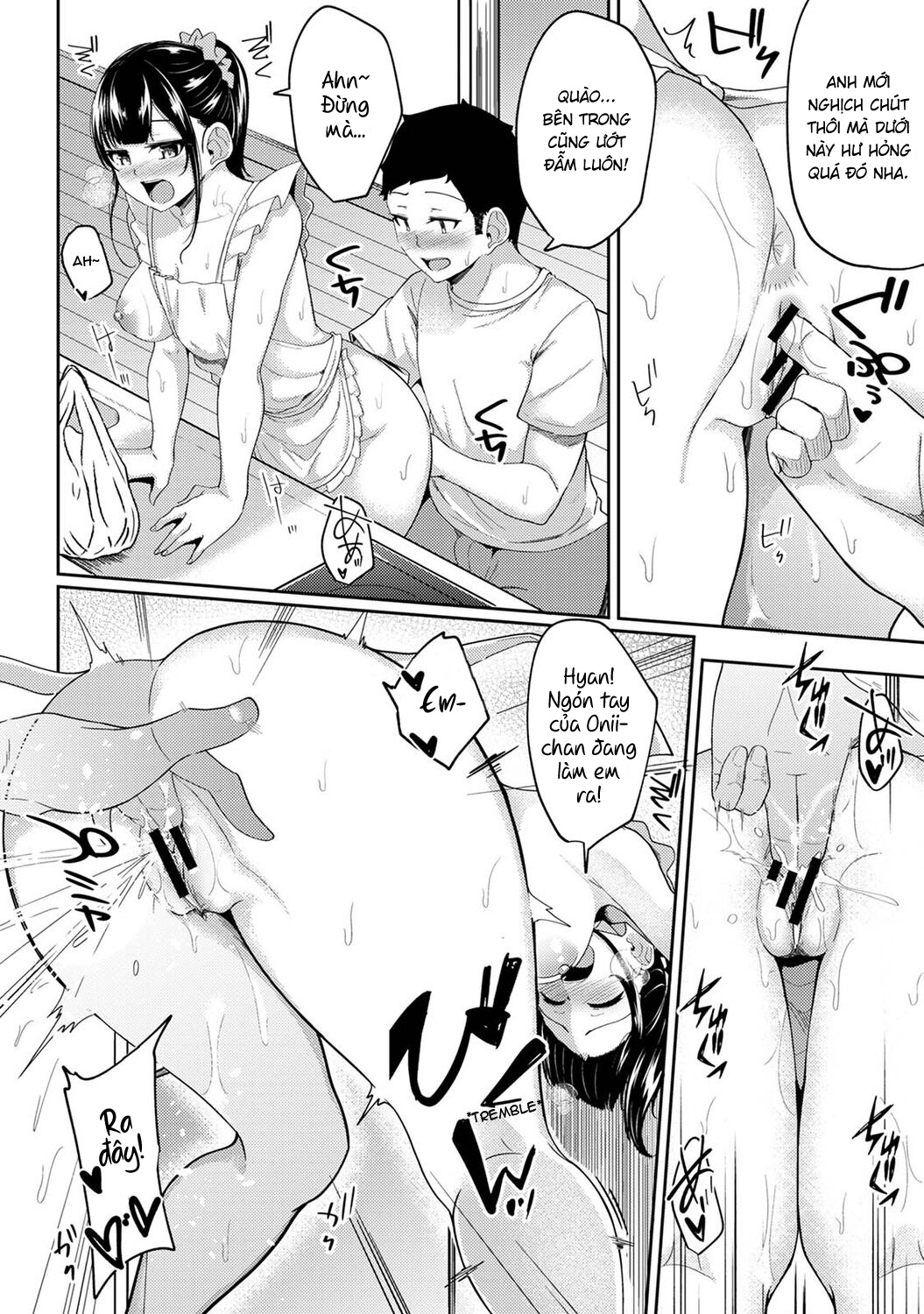 Đọc truyện hentai Tôi cố chịch em gái khi thấy ẻm mặc tạp dề khỏa thân... - Chap 8