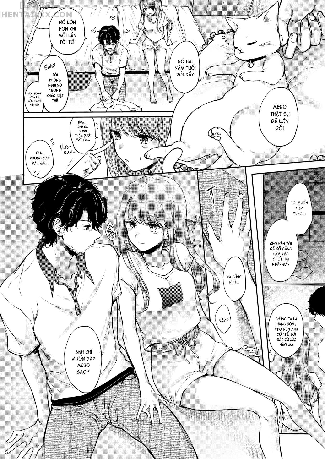 Đọc truyện hentai Kitty Petting Love - Oneshot