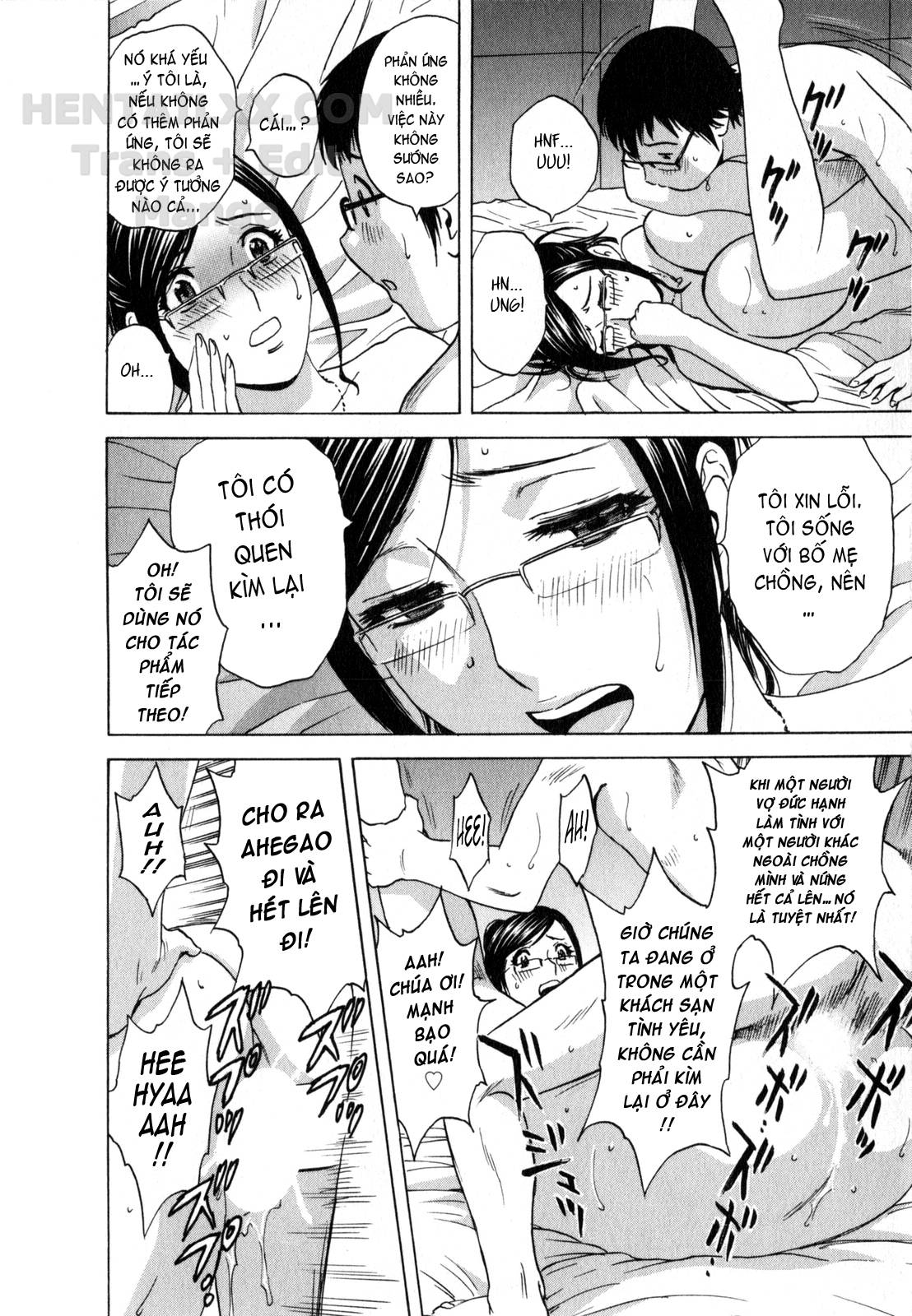 Đọc truyện hentai Life With Married Women Just Like A Manga - Chap 11