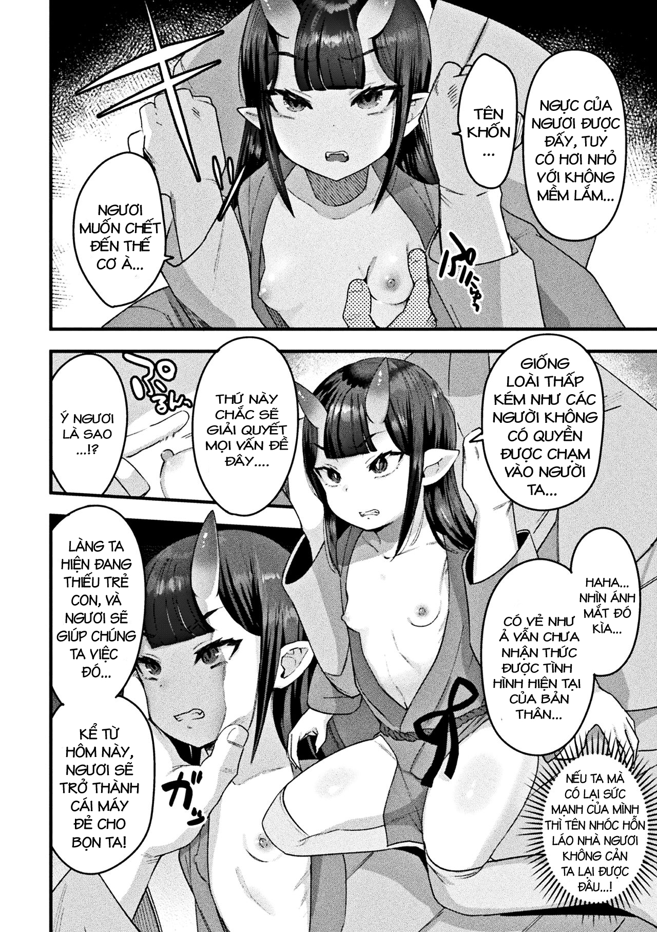Đọc truyện hentai Loli-babaa Kyousei Tanetsuke Ecchi! - Chap 1