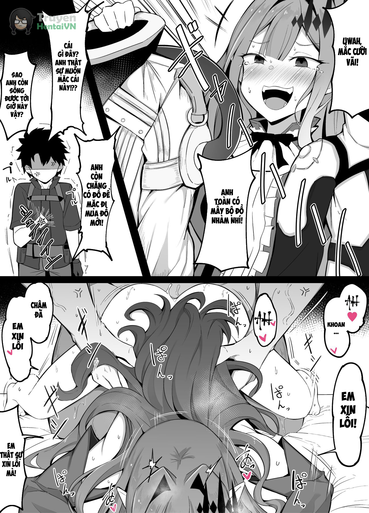 Đọc truyện hentai Master no Furete wa Ikenai Bubun o Ijitte shimau Baobhan Sith - Oneshot