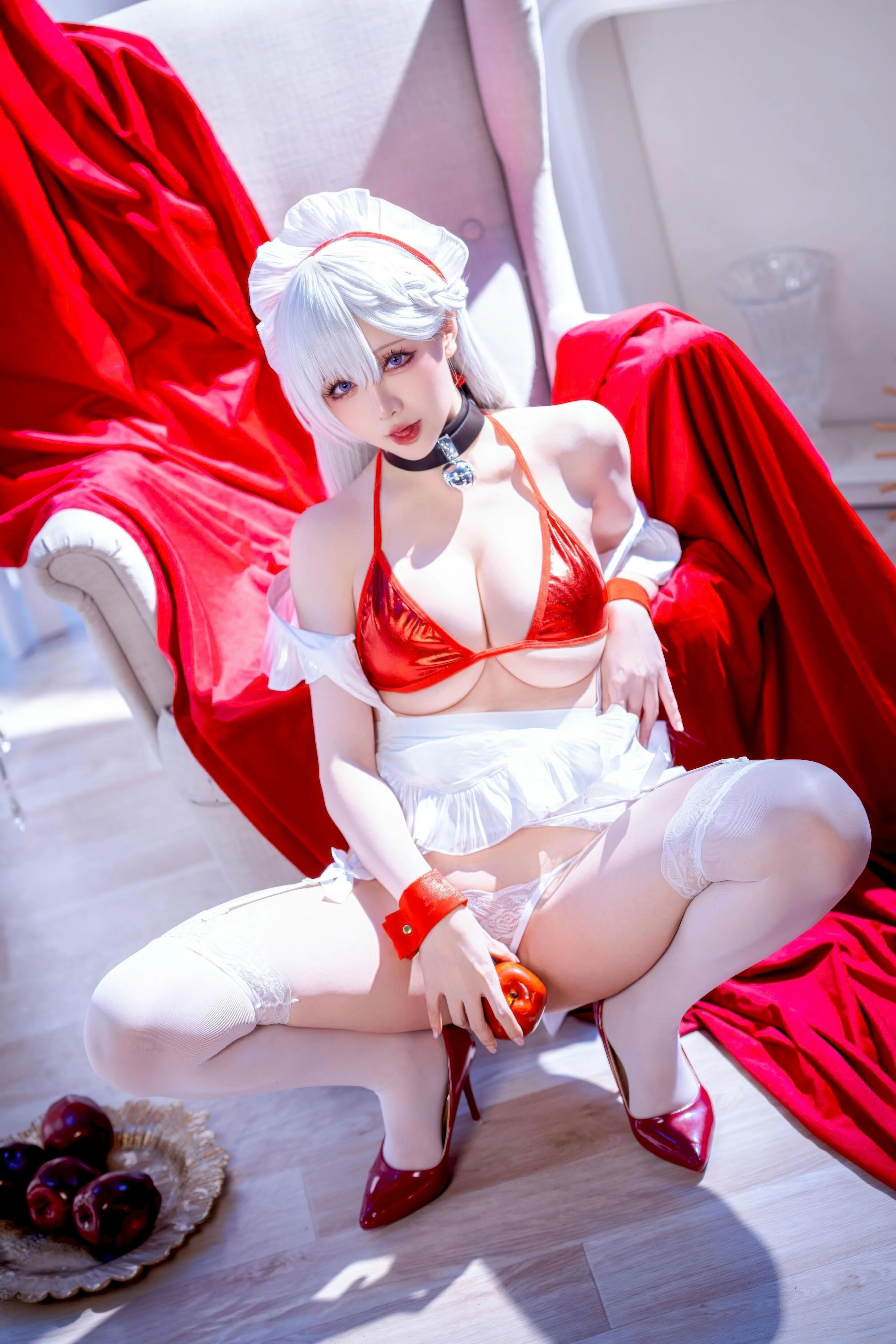 Đọc truyện hentai Tuyển tập Albums siêu phẩm Cosplay - Chap 1434 - Starry Night - (First Half) Azur Lane Belfast