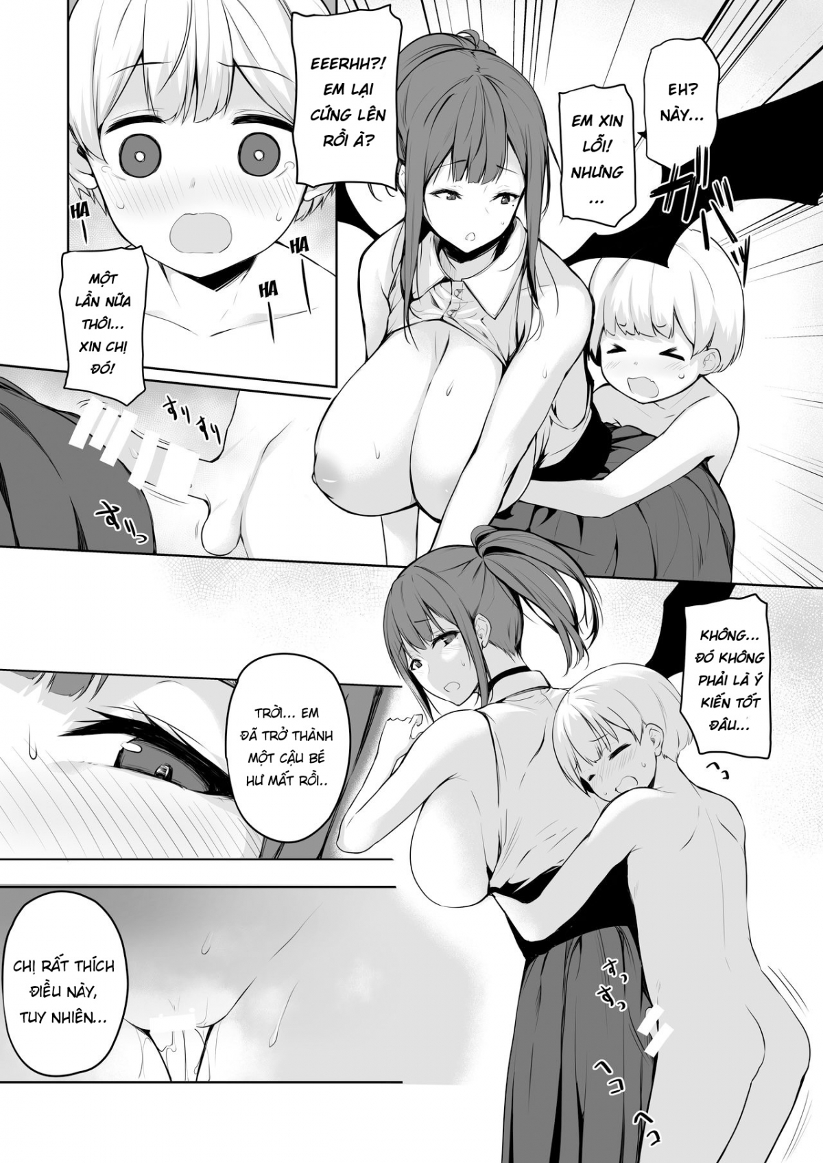 Đọc truyện hentai Cậu bé đưa thư may mắn và chị chủ nhà dâm đãng - Oneshot