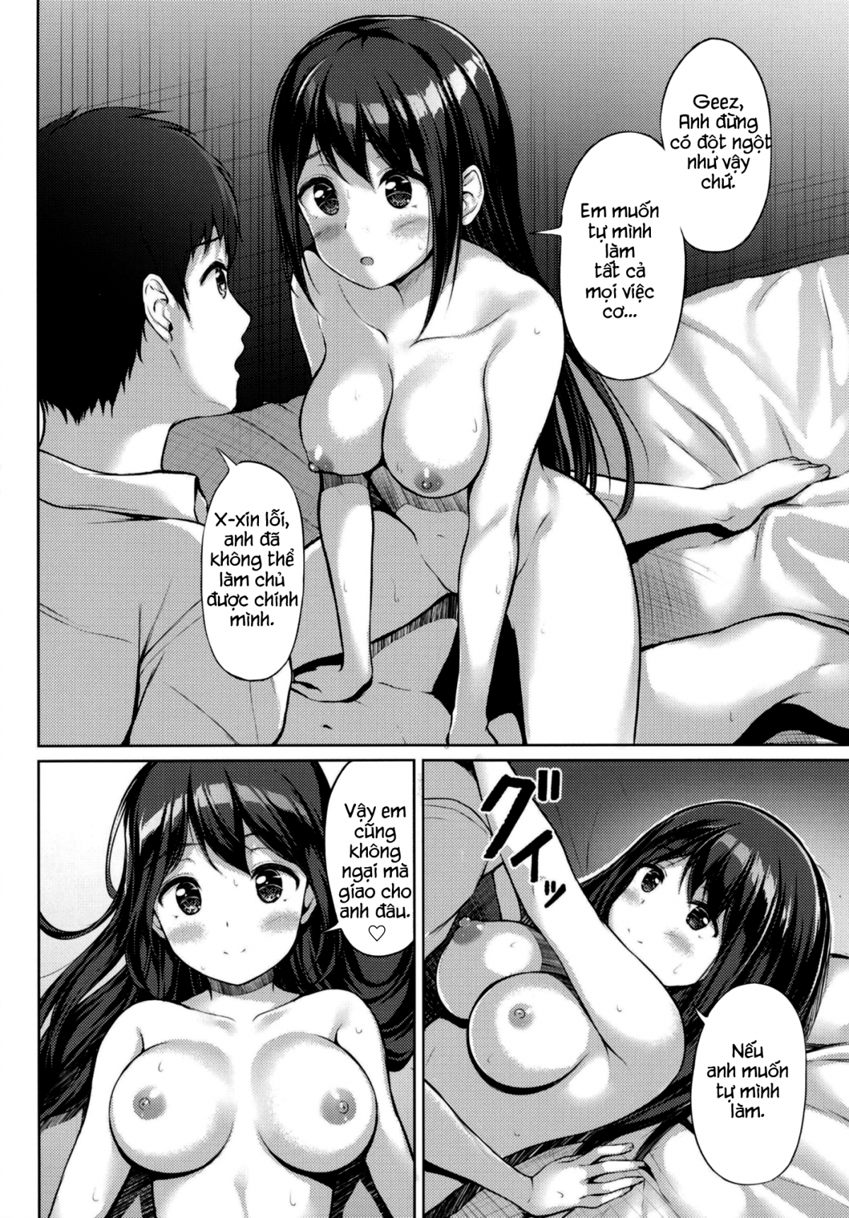 Đọc truyện hentai Sau khi trở về nhà cùng bạn gái... - Oneshot