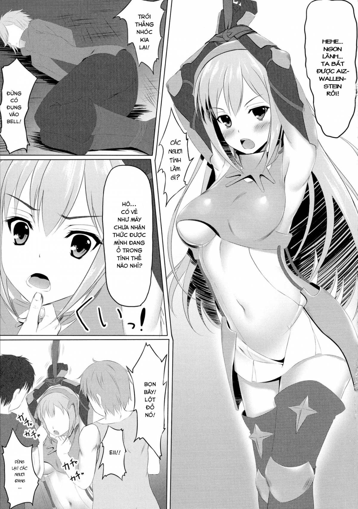 Đọc truyện hentai Dungeon de Aiz Wallenstein o Osou no wa Machigatteiru Darou ka - Oneshot