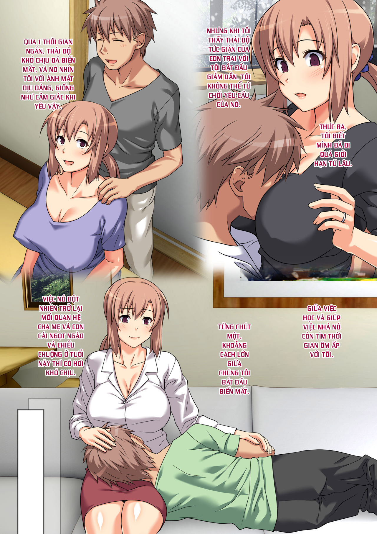 Đọc truyện hentai His Mother gets him off every day as long as his grades improve - Oneshot-2