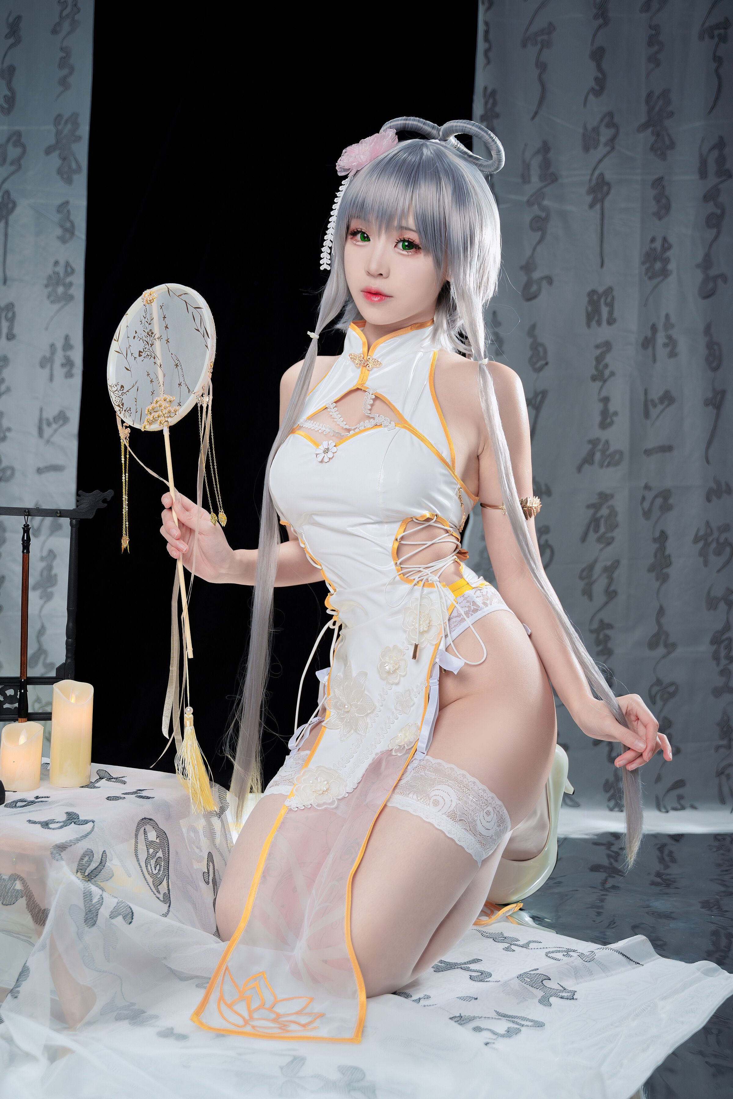Đọc truyện hentai Tuyển tập Albums siêu phẩm Cosplay - Chap 366 - miko sauce ww - Luo Tianyi cheongsam