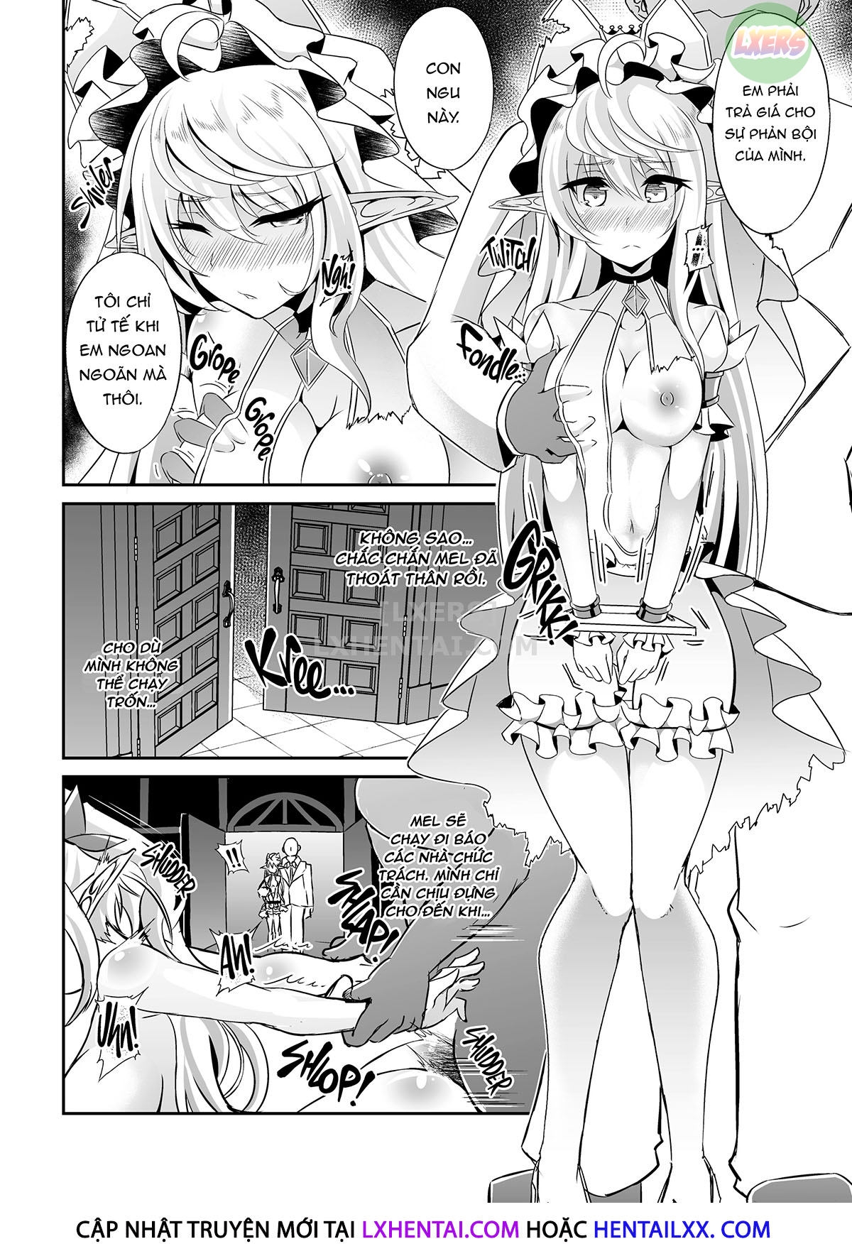 Đọc truyện hentai Nàng Elf chạy trốn - Chap 4