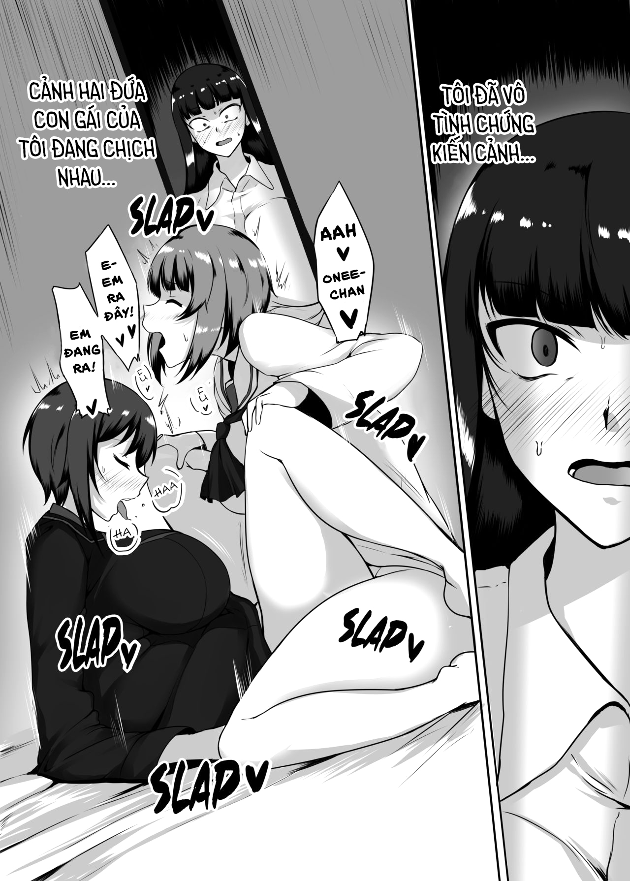 Đọc truyện hentai Musume no Chinpo to Tatakau Iemoto - Oneshot