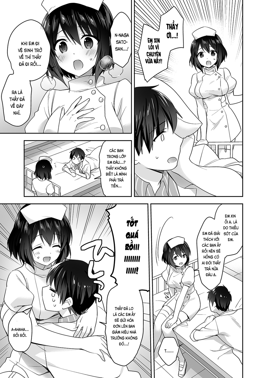 Đọc truyện hentai Nagasato-san khéo léo và ngọt ngào ~ Vỗ về trong phòng y tế!~ - Ch. 6