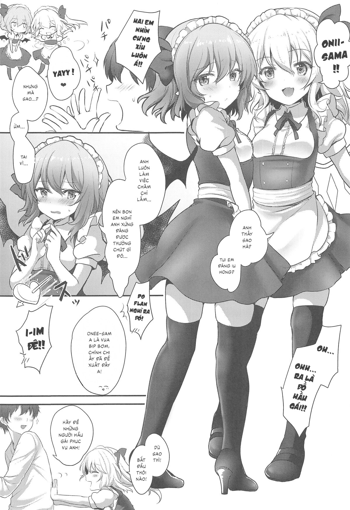 Đọc truyện hentai Hầu gái Scarlet Dự án Touhou - Oneshot
