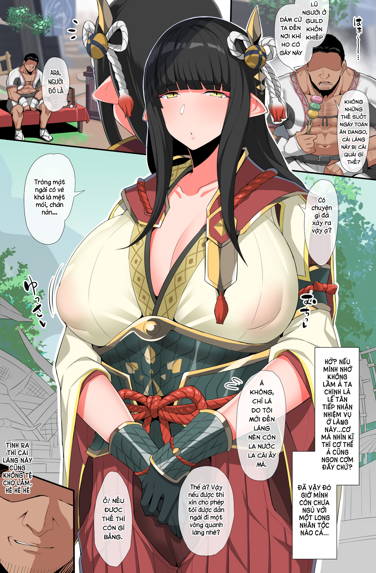 Đọc truyện hentai Tổng hợp truyện vẽ bởi Arimura Daikon - Chương 5: Eeeegui Kijoui de Shibortotte Kuru Hinoe-jou (Bị tiểu thư Hinoe vắt cạn tinh trong tư thế cưỡi ngựa) (Monster Hunter)